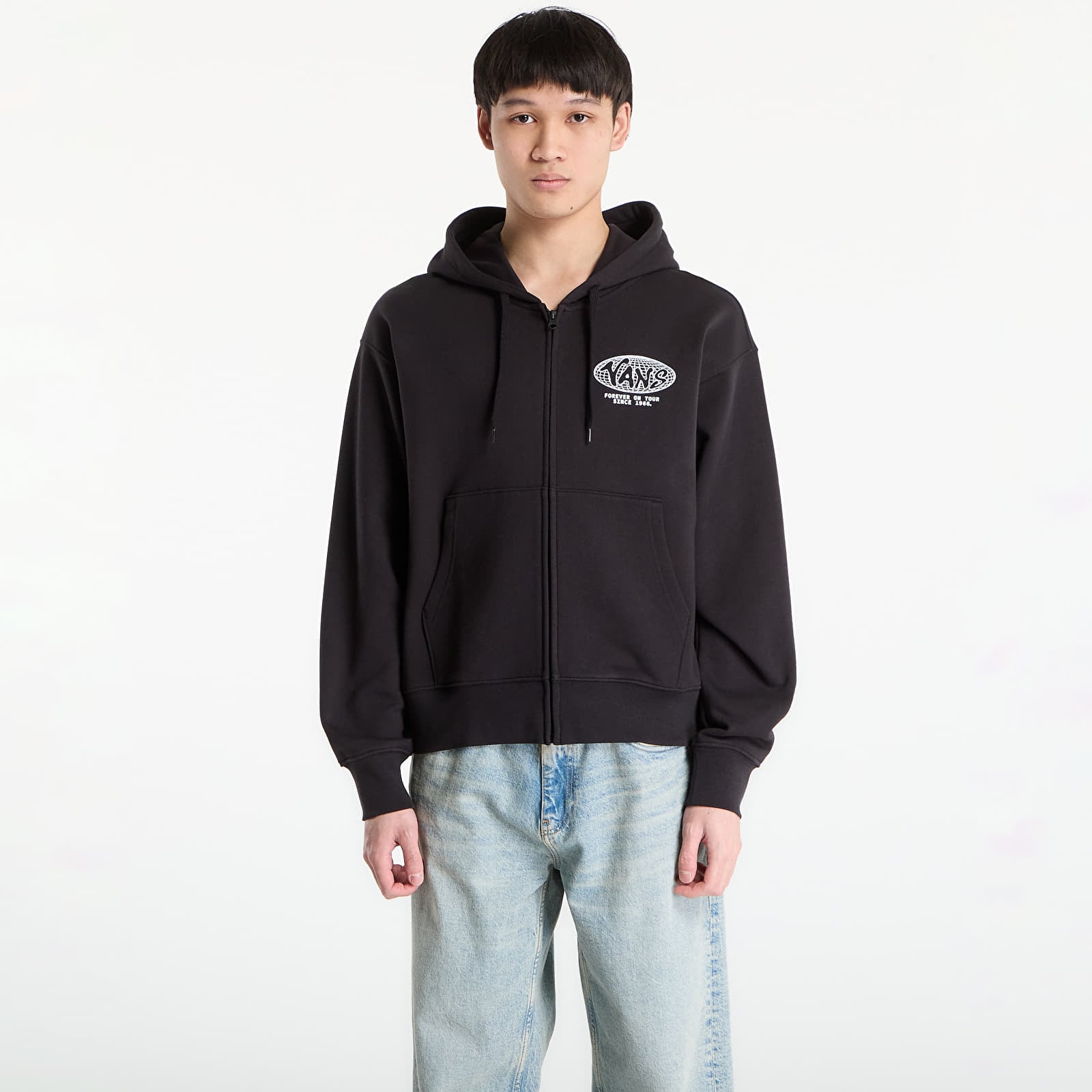 Sweatshirts til mænd Vans World Tour Loose Fz Black