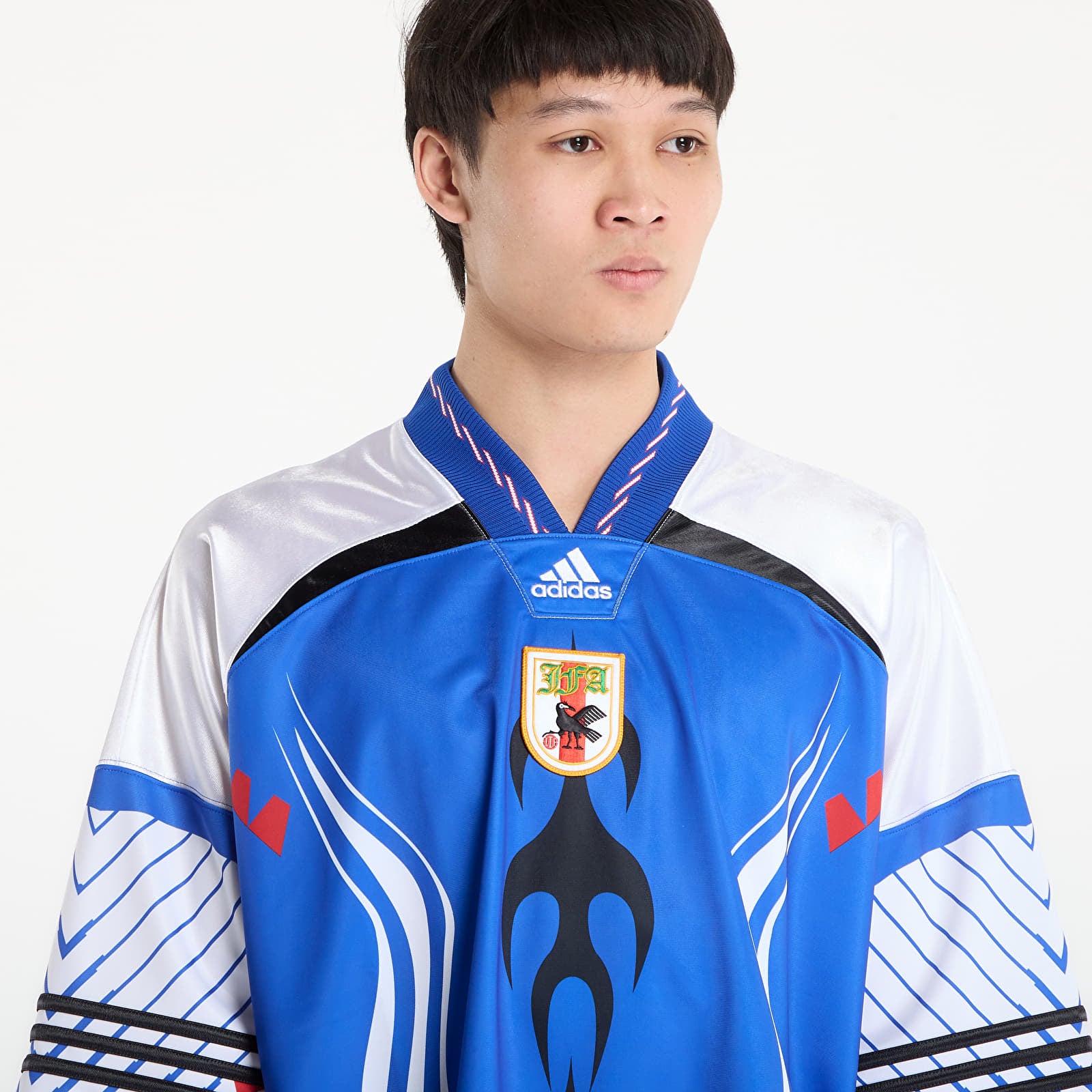 Vīriešu krekliņi adidas Jersey Power Blue/ White/ Red