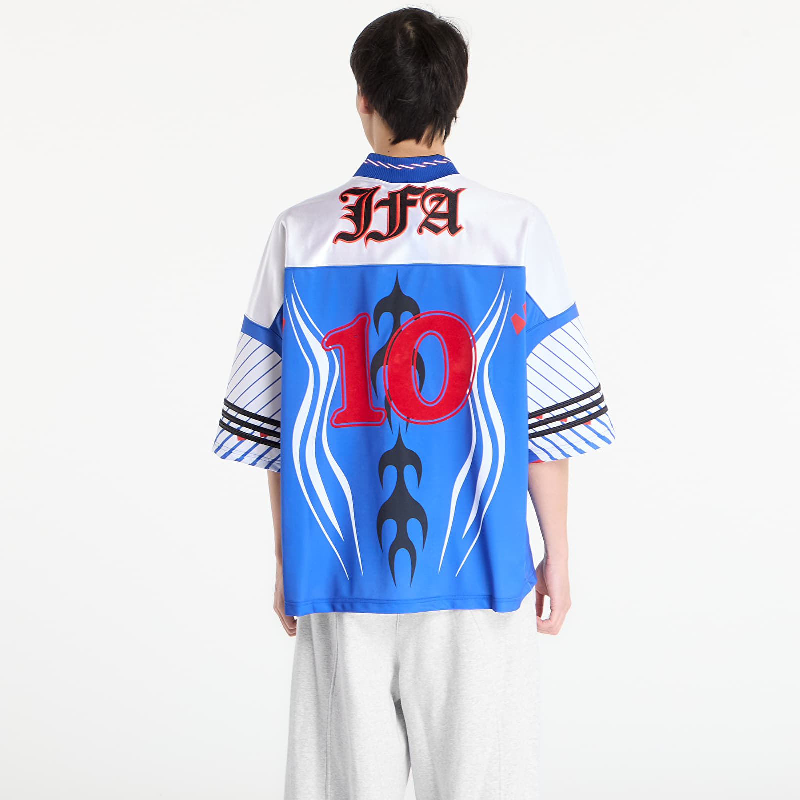 Vīriešu krekliņi adidas Jersey Power Blue/ White/ Red