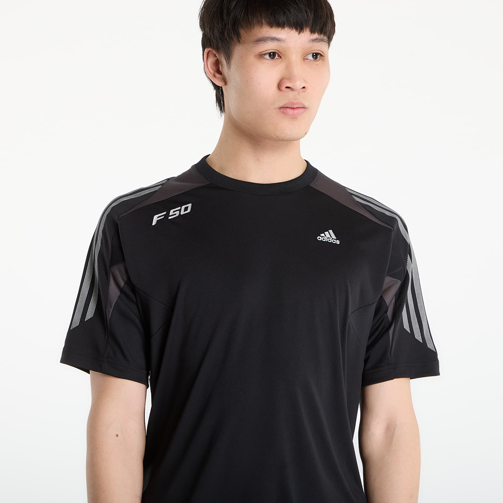 Miesten pelipaidat adidas F50 Tee Short S Black