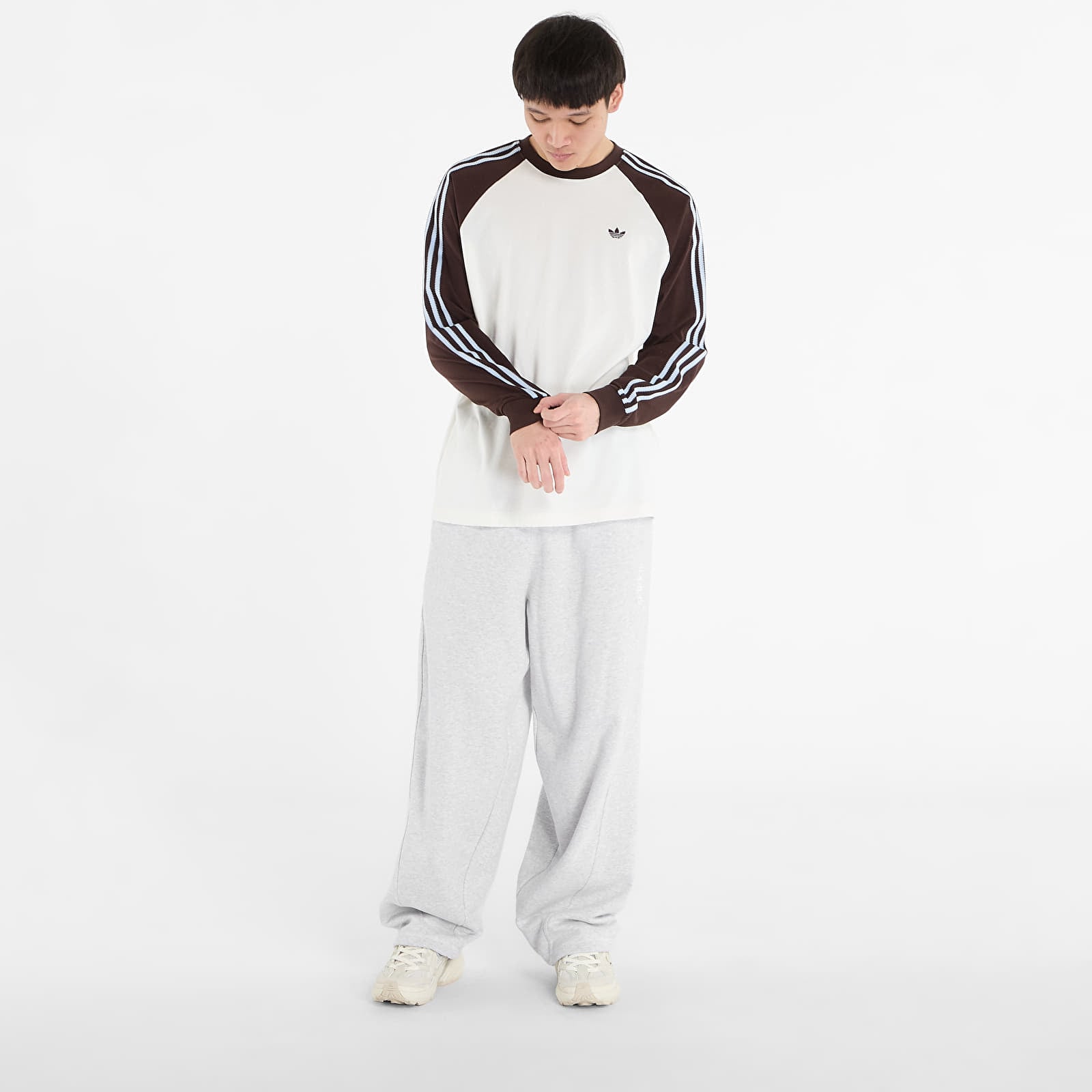 Pólók adidas Bc Ls Cali Tee Off White/ Auco