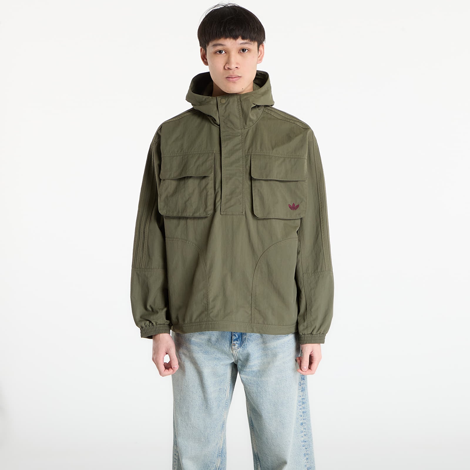 Dzsekik adidas Britcore Parka Olive Strata