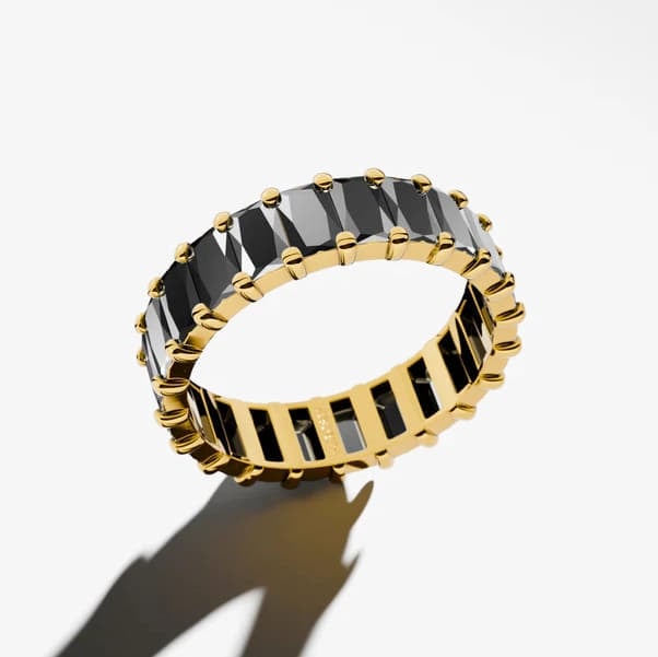 Ostali dodaci FURIOSA® Ring Crush Noir 18K Gold