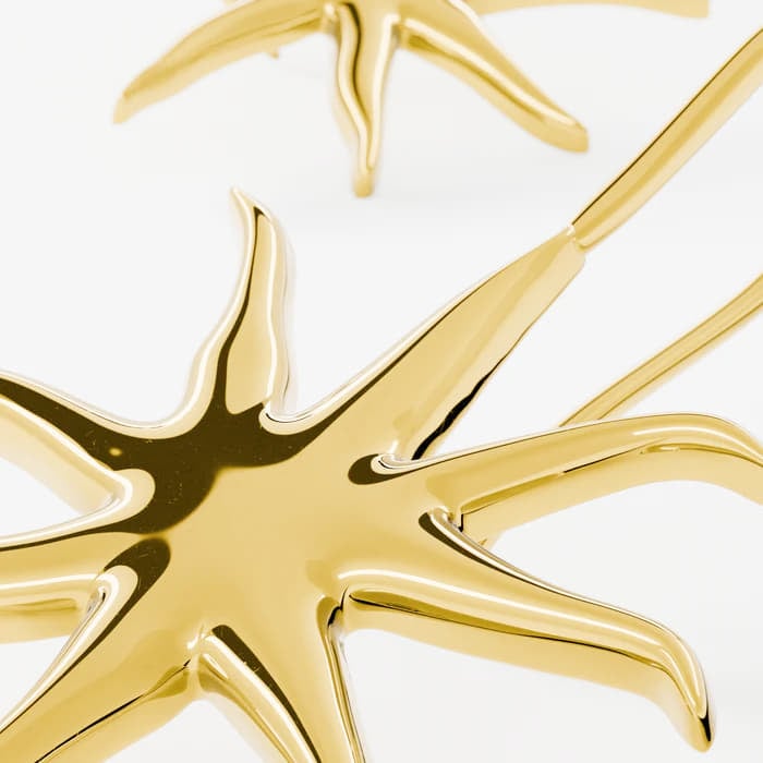 Ostali dodaci FURIOSA®  Starfish Earrings 18K Gold
