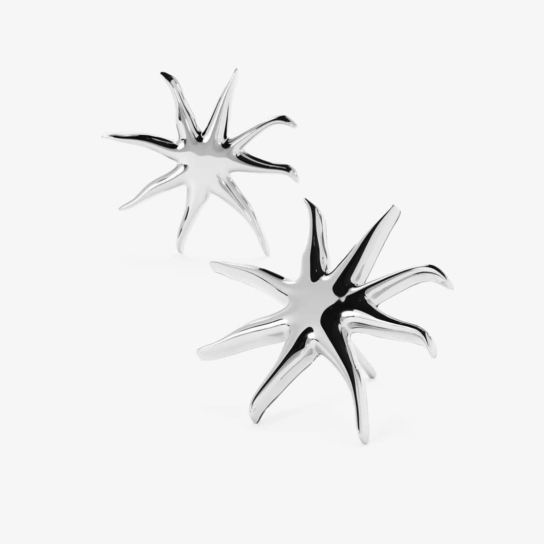 FURIOSA® Starfish Studs Earrings Silver Universal