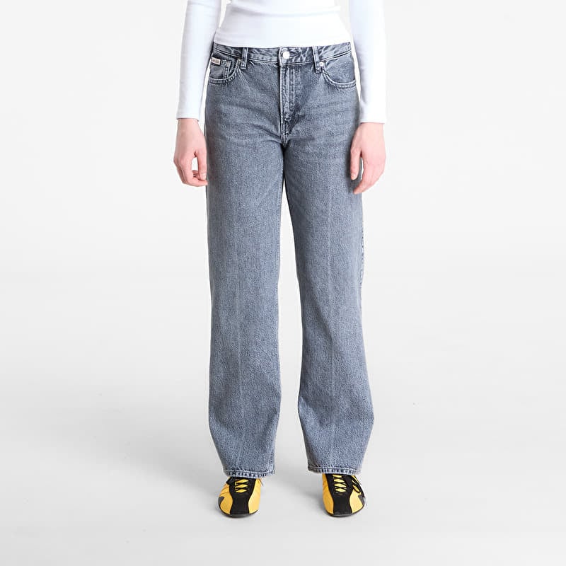 Džinsai Calvin Klein Jeans 90S Straight As Jeans Gray