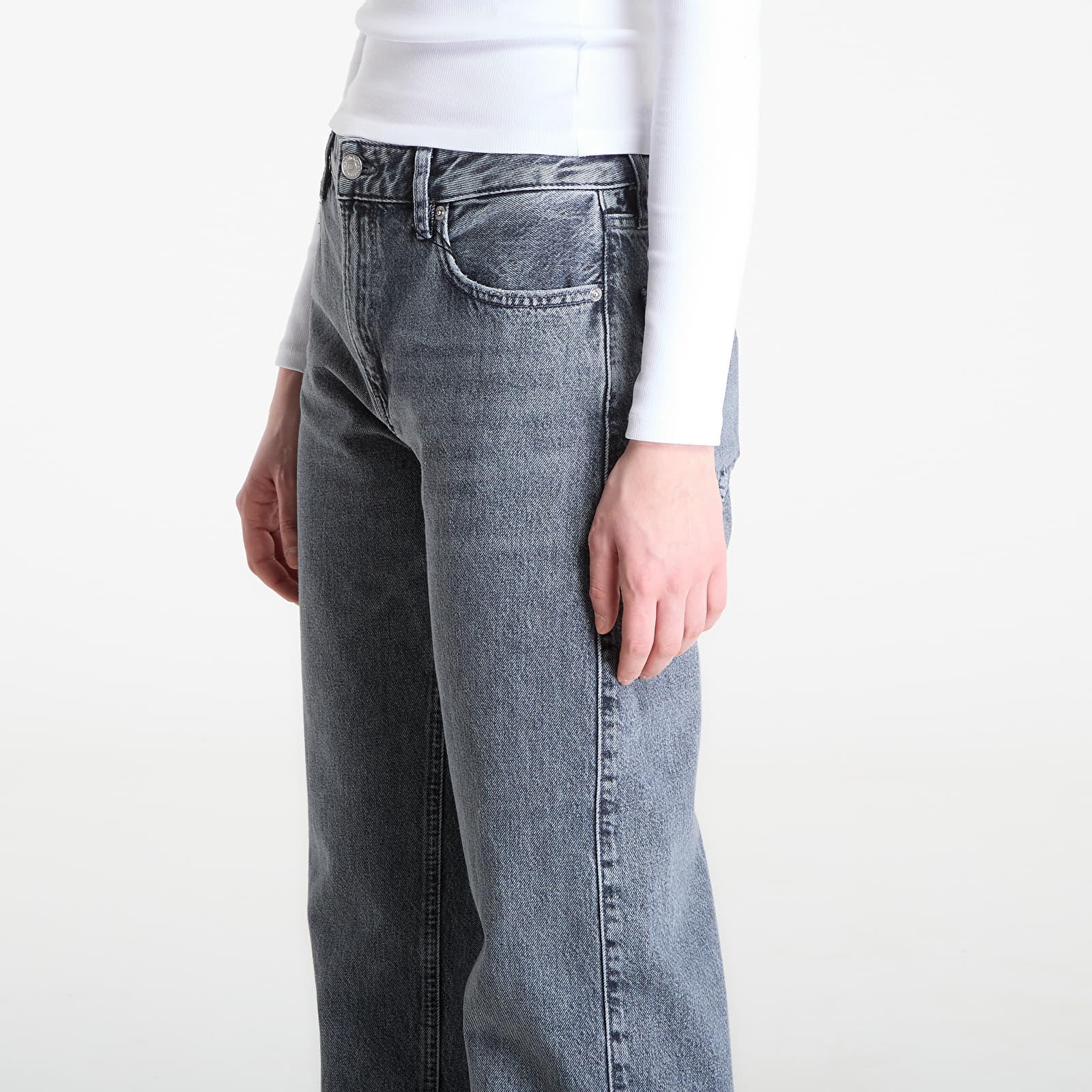 Women's jeans Calvin Klein Jeans 90S Straight As Jeans Gray