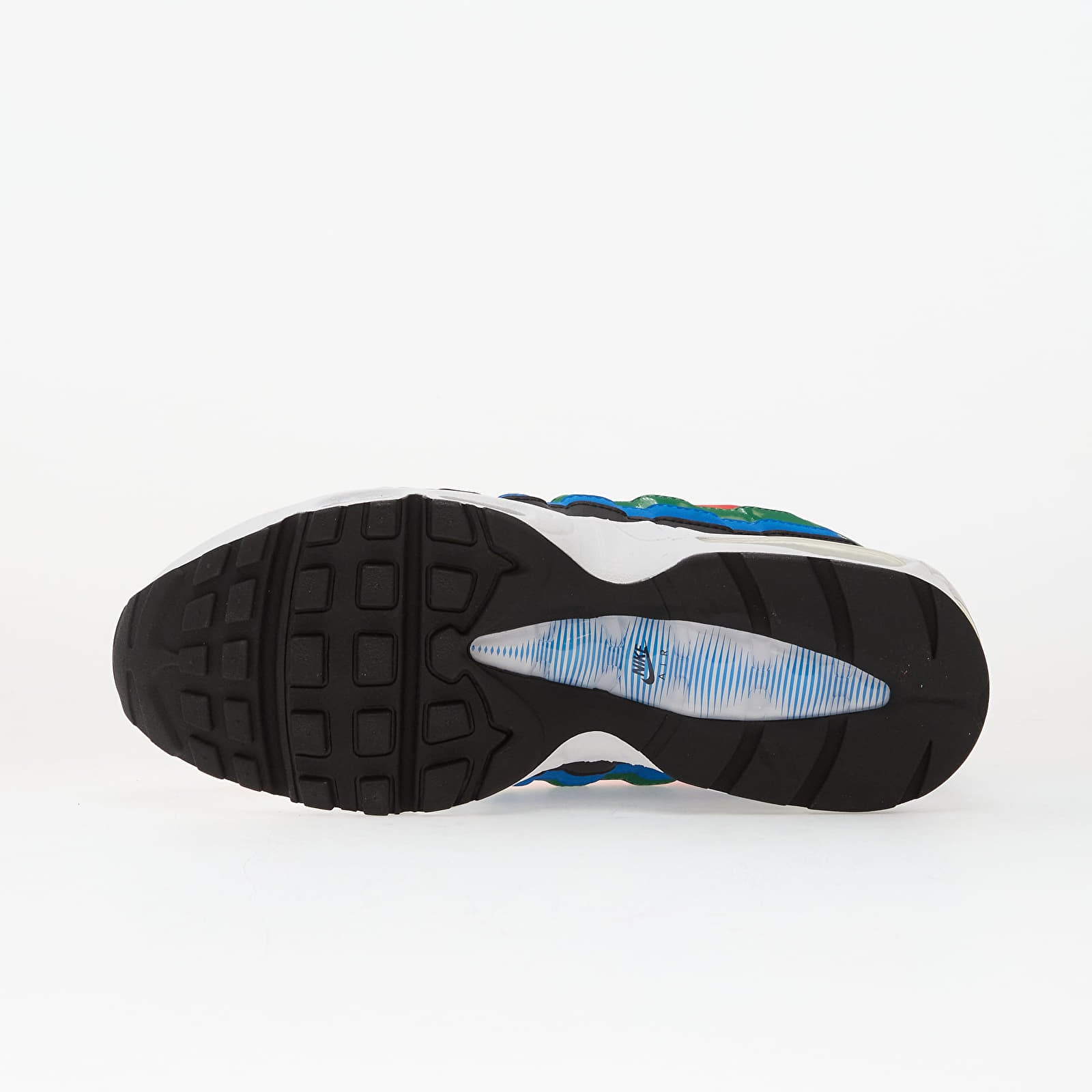 Pánske tenisky a topánky Nike Air Max 95 Big Bubble Prm White/ Metallic Gold-Chile Red-Photo Blue