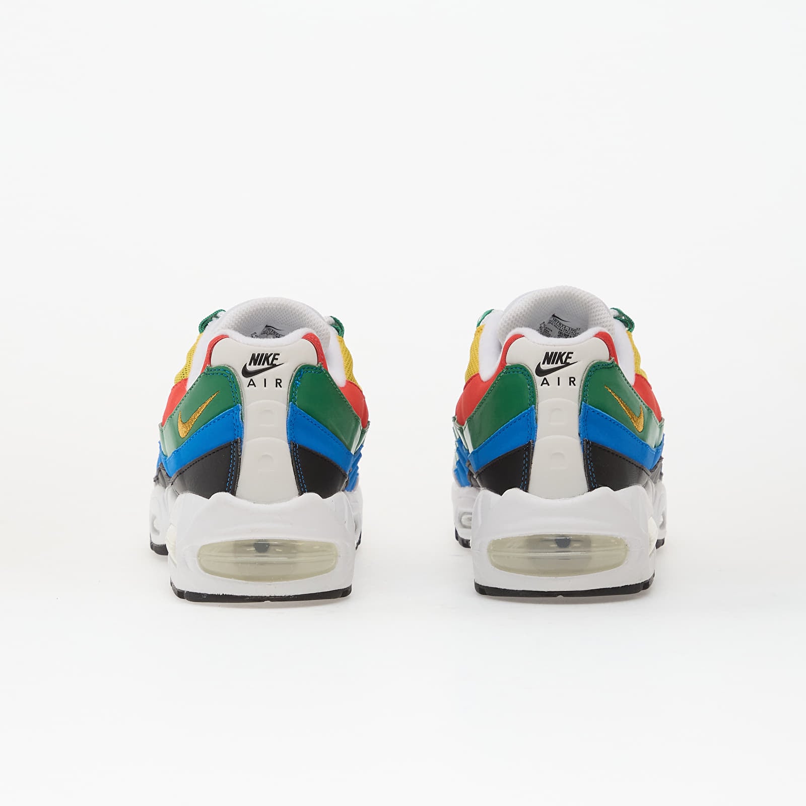 Pánske tenisky a topánky Nike Air Max 95 Big Bubble Prm White/ Metallic Gold-Chile Red-Photo Blue