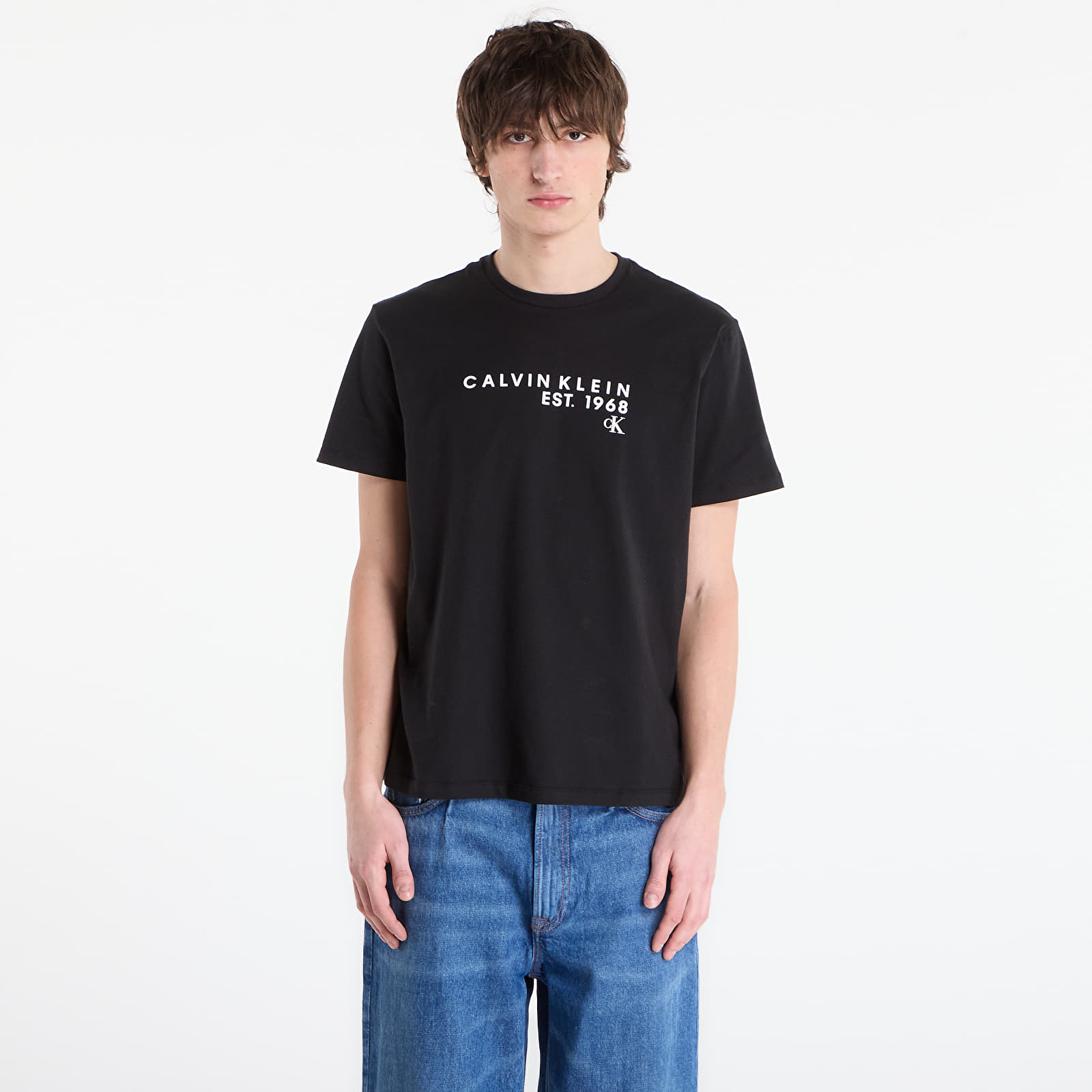 Tričká Calvin Klein Jeans Ss 30S Eu Wholesale Tee Black