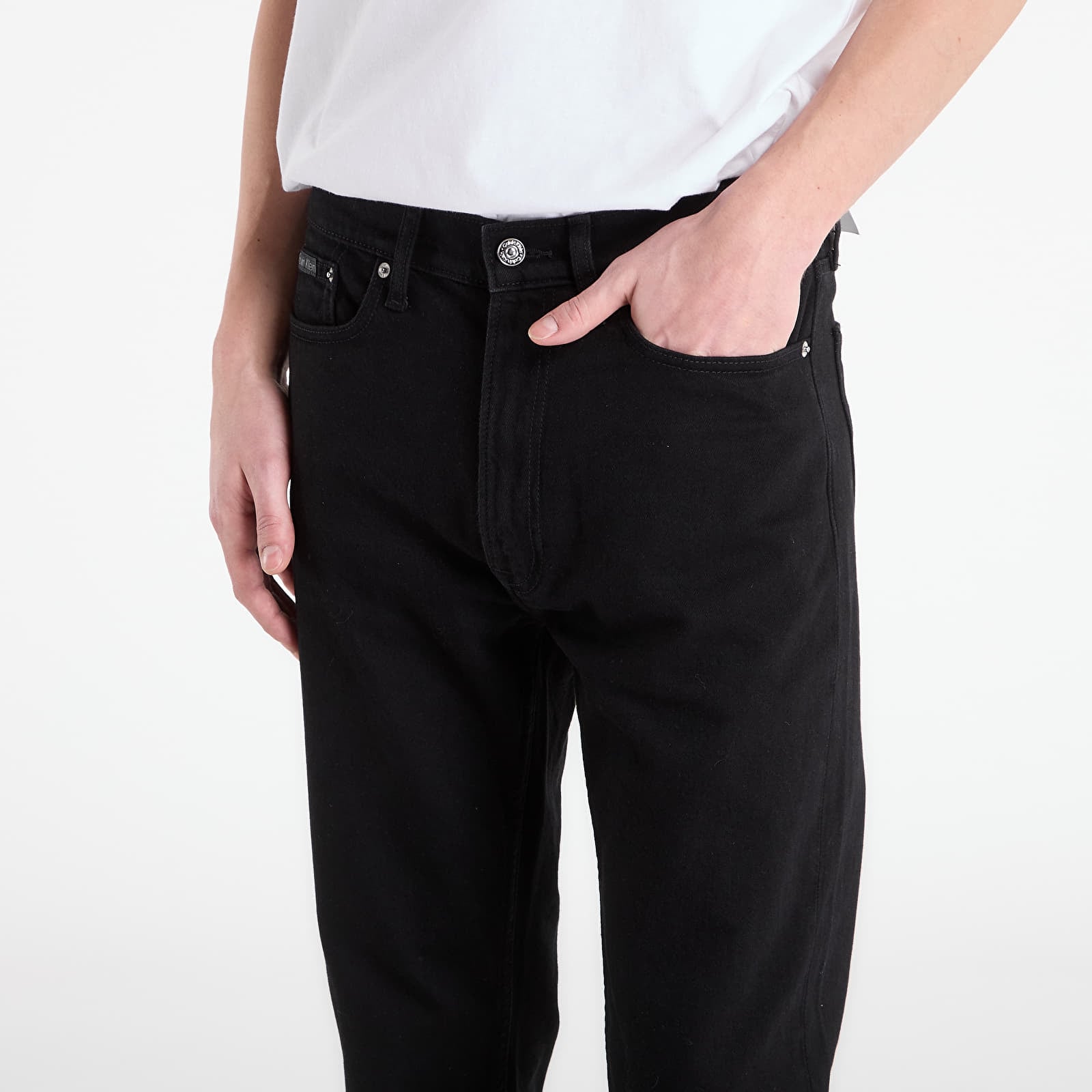 Herren-Jeans Calvin Klein Jeans Standard Straight Ck Jeans Black