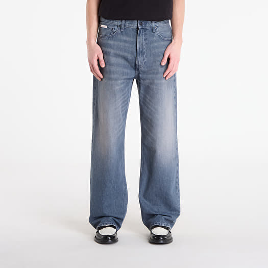Džínsy Calvin Klein Jeans Baggy Blue Ash Stone Jeans Gray
