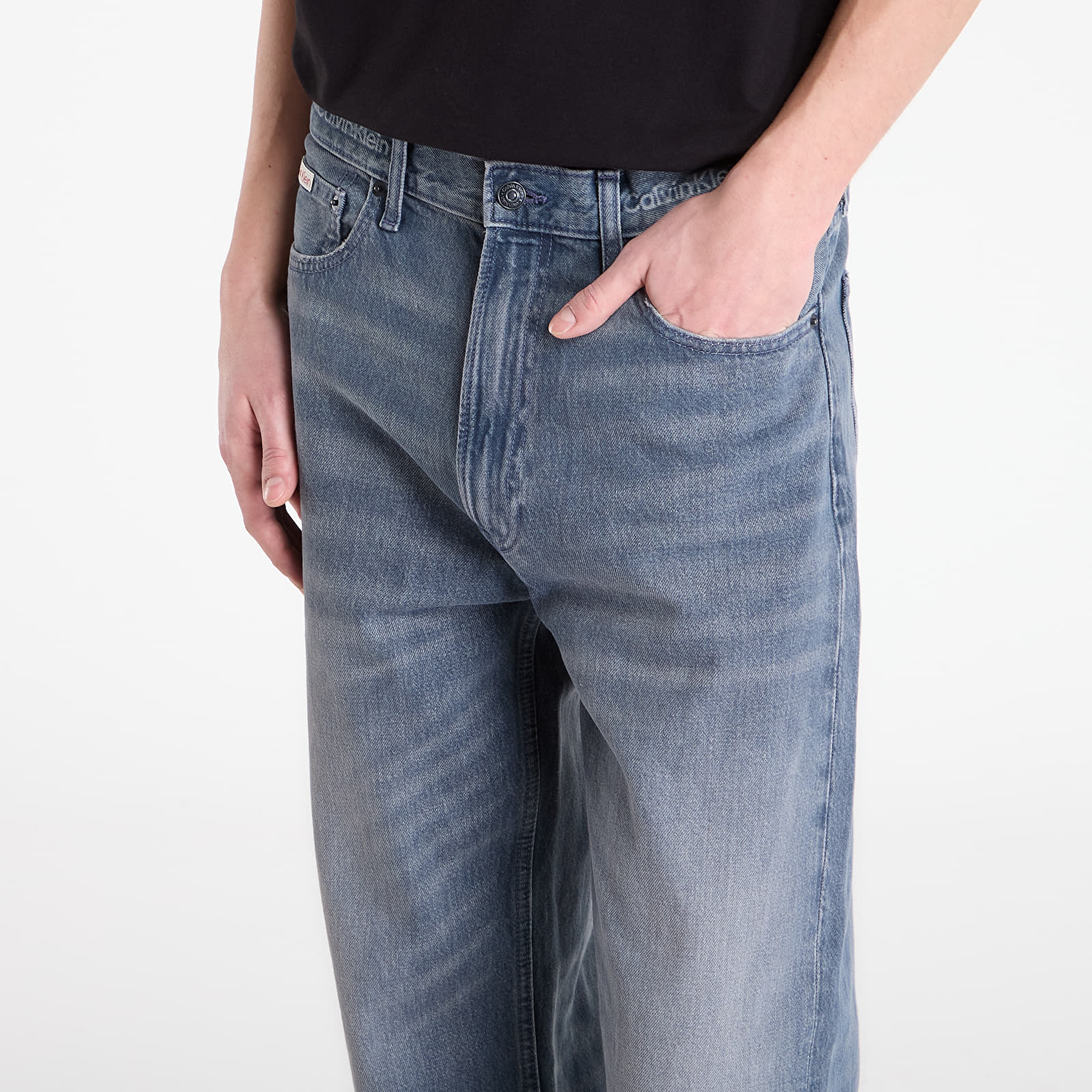 Jeans Calvin Klein Jeans Baggy Blue Ash Stone Jeans Gray