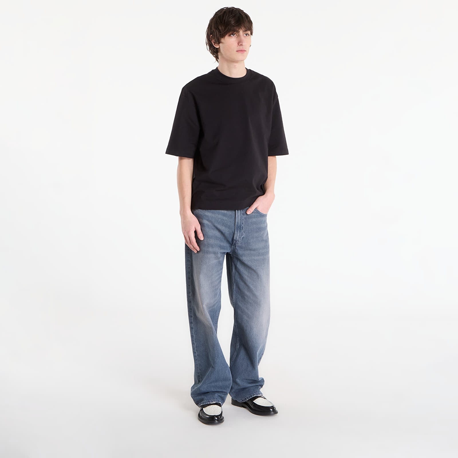 Jeans Calvin Klein Jeans Baggy Blue Ash Stone Jeans Gray