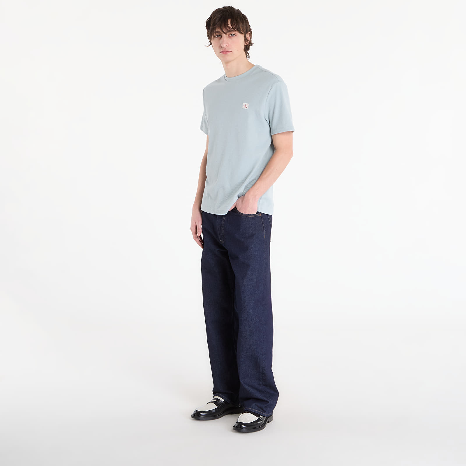 Jeans Calvin Klein Jeans Baggy Ck Classic Rinsed Jeans Blue