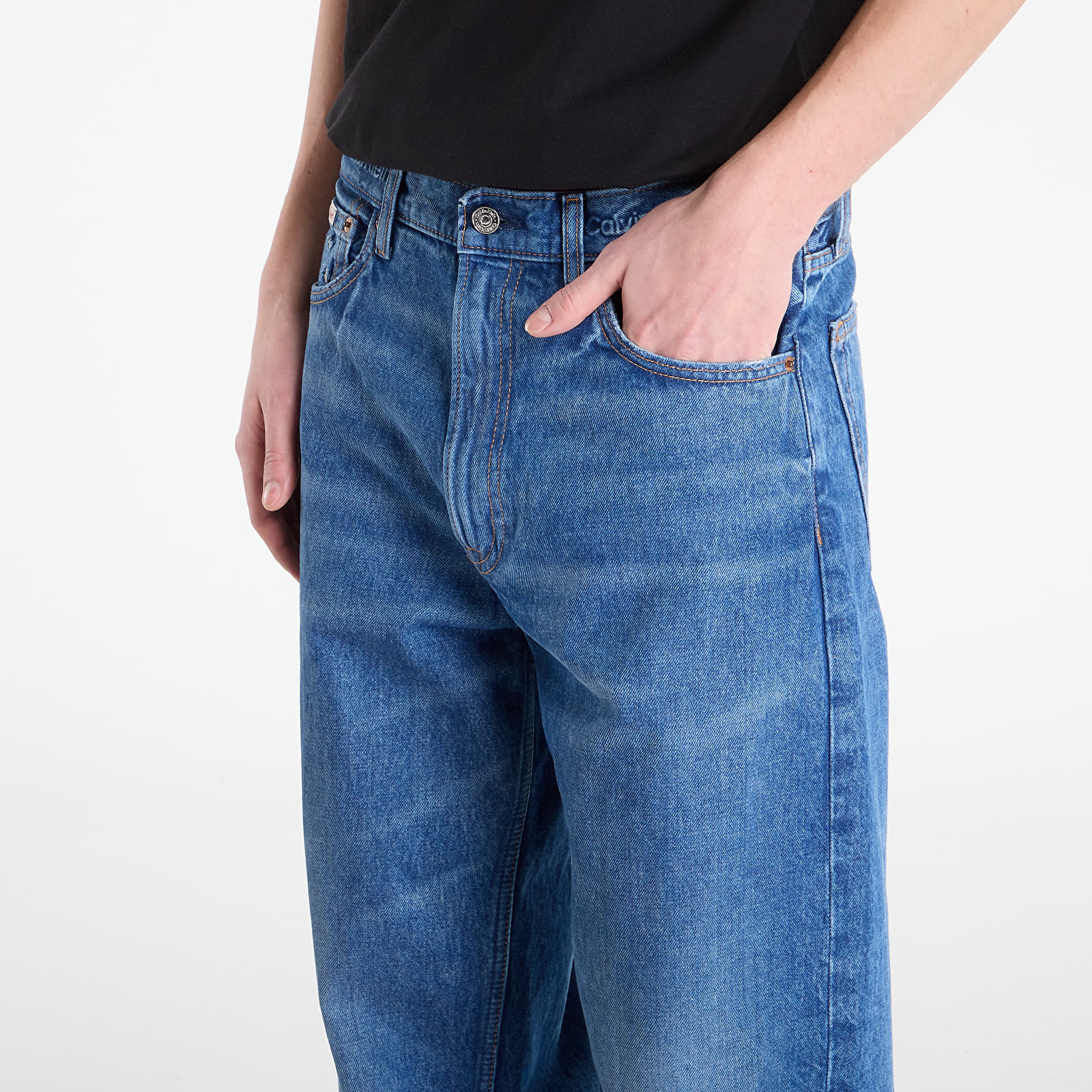 Jeans Calvin Klein Jeans Baggy Ck Boulder Jeans Blue
