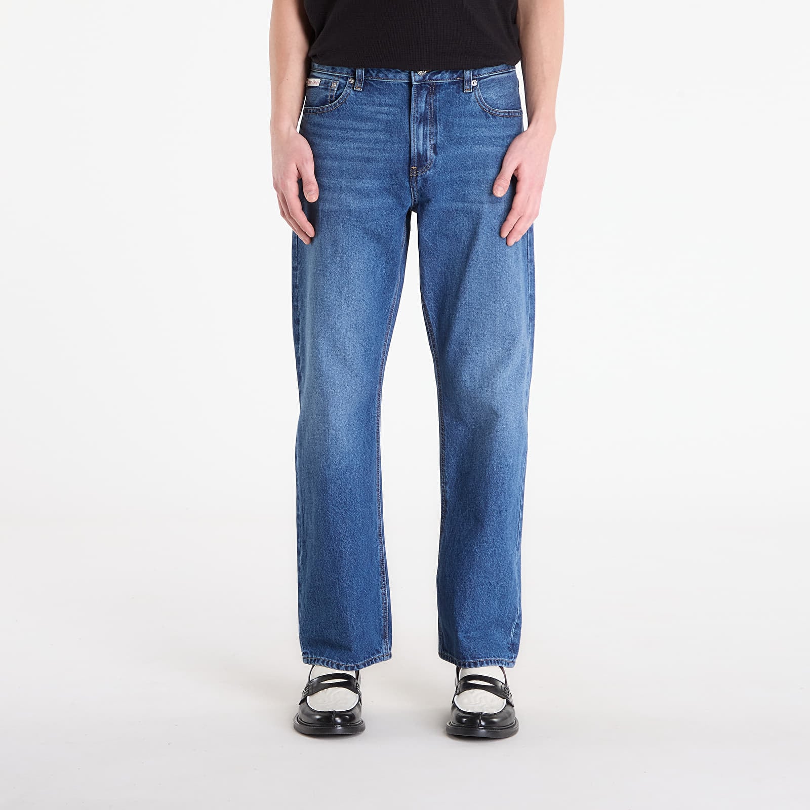 Džínsy Calvin Klein Jeans 90S Straight Indigo Jeans Blue