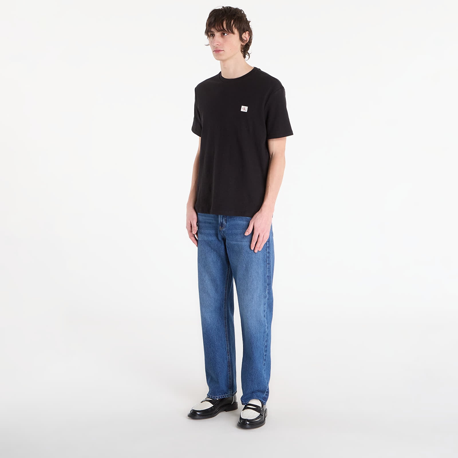 Džínsy Calvin Klein Jeans 90S Straight Indigo Jeans Blue