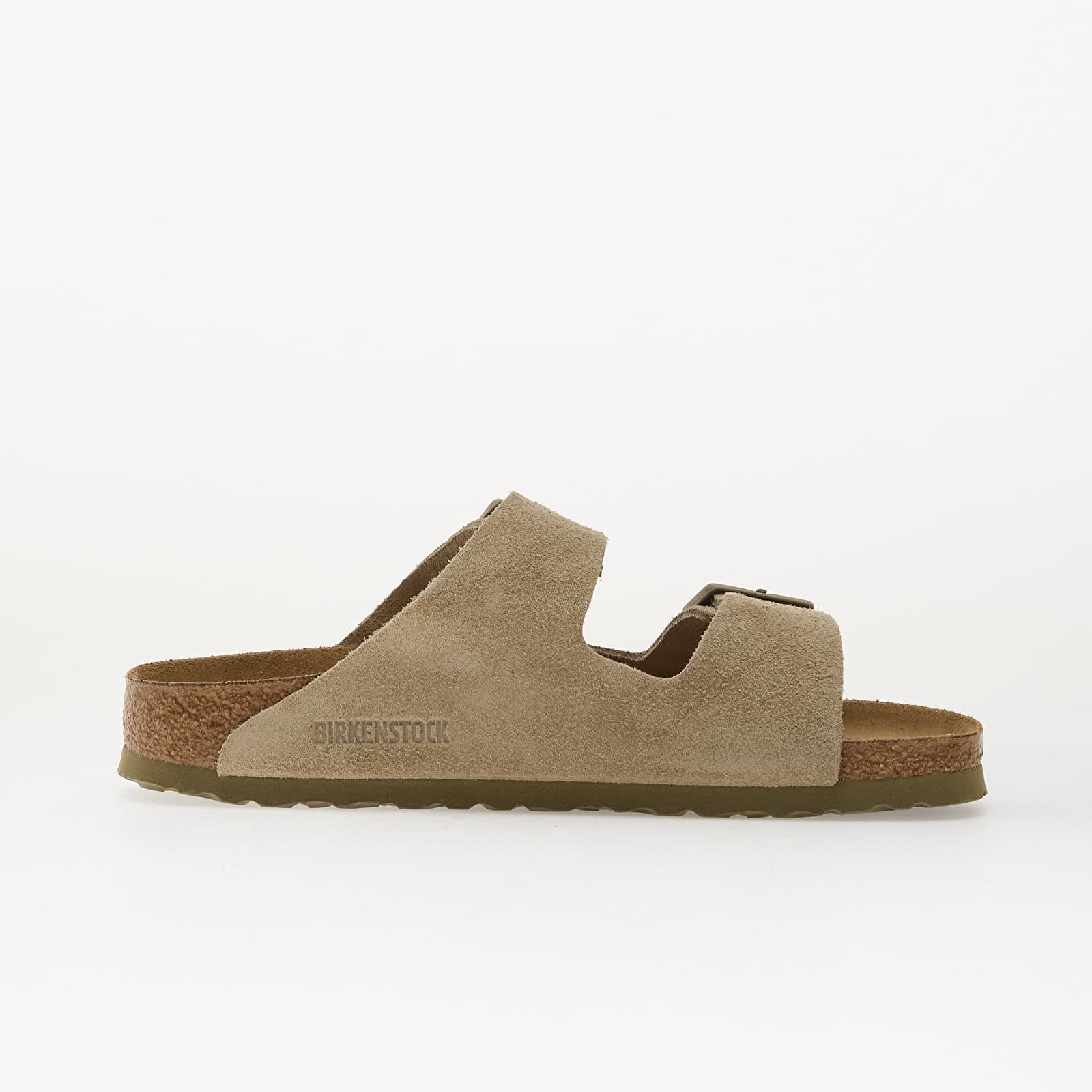 Turnschuhe und Schuhe für Männer Birkenstock Arizona Suede Leather Unisex Faded Khaki