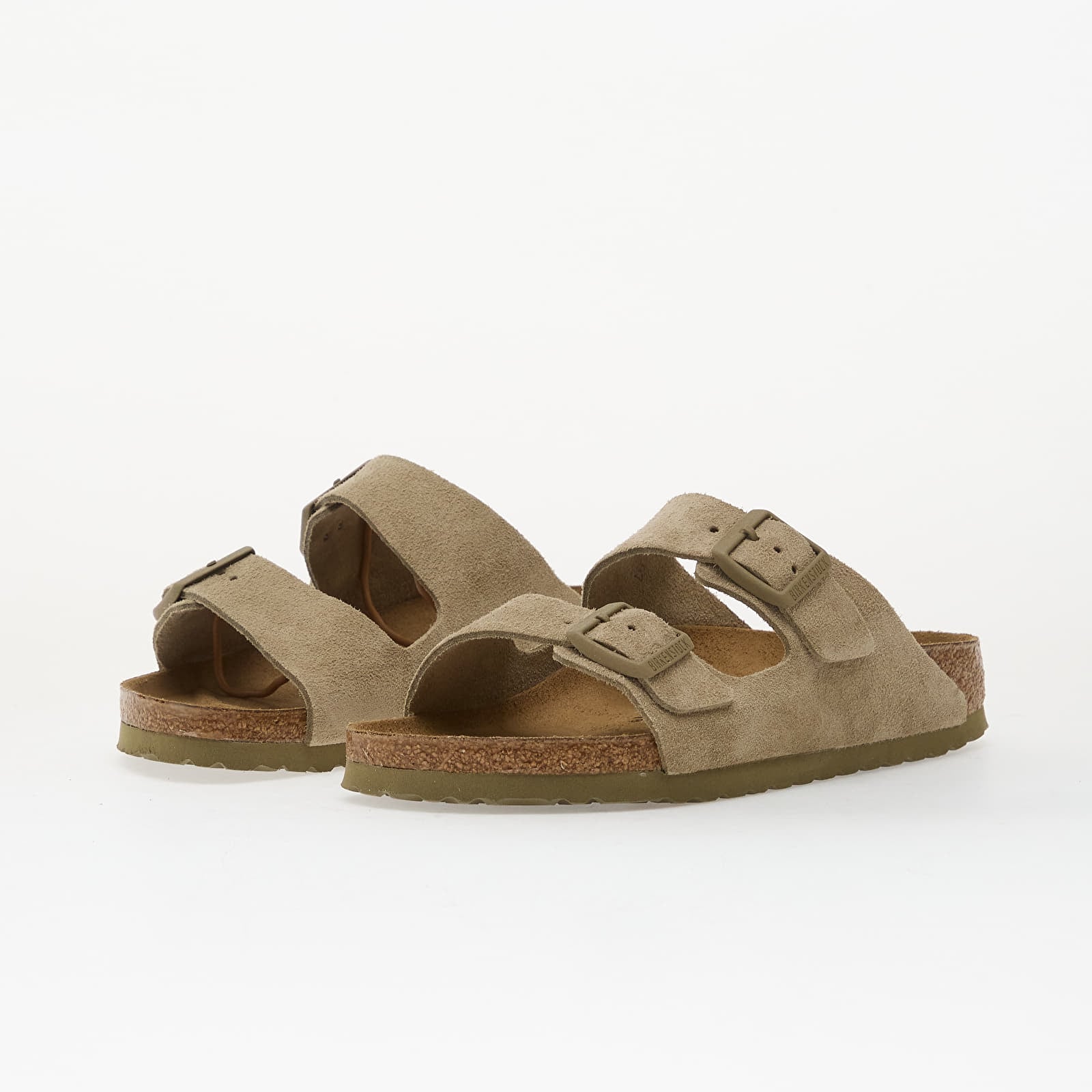 Turnschuhe und Schuhe für Männer Birkenstock Arizona Suede Leather Unisex Faded Khaki