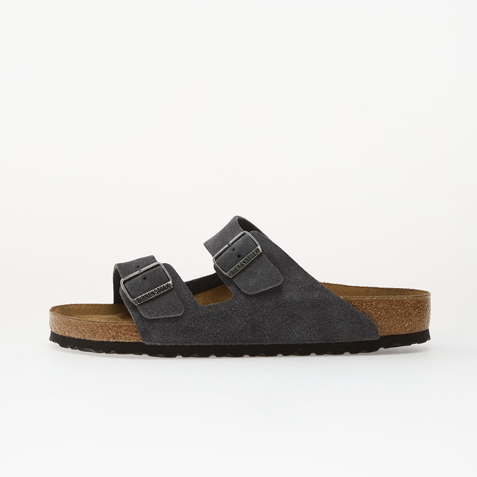 Turnschuhe und Schuhe für Männer Birkenstock Arizona Suede Leather Unisex Charcoal
