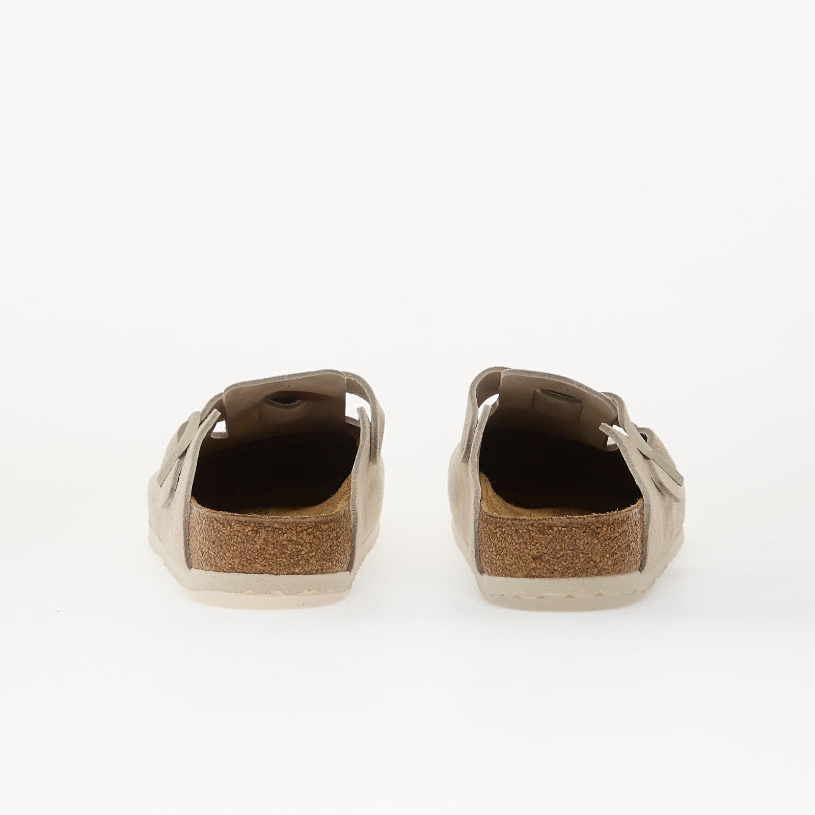 Vīriešu čības un apavi Birkenstock Boston Suede Leather Unisex Oyster
