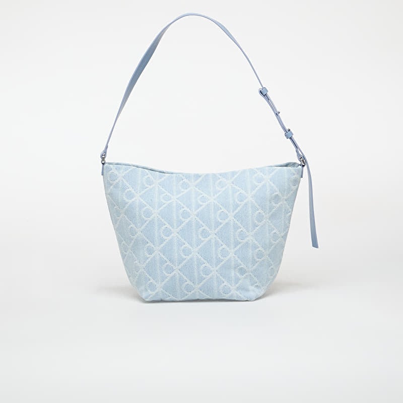 Calvin Klein Emblem Aop Denim Bucket Blue