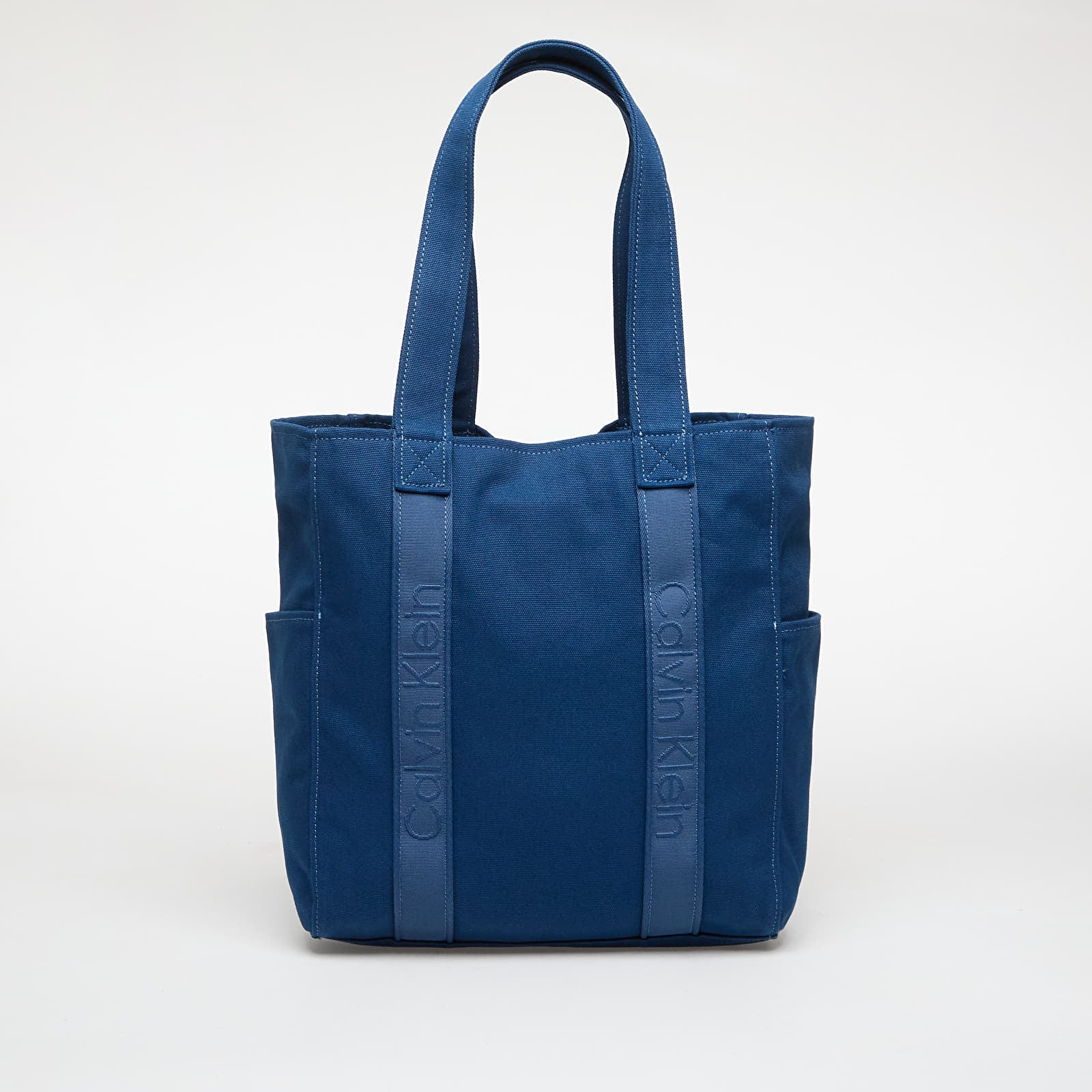 Axelremsväskor för män Calvin Klein Webbing Strap Canvas Blue