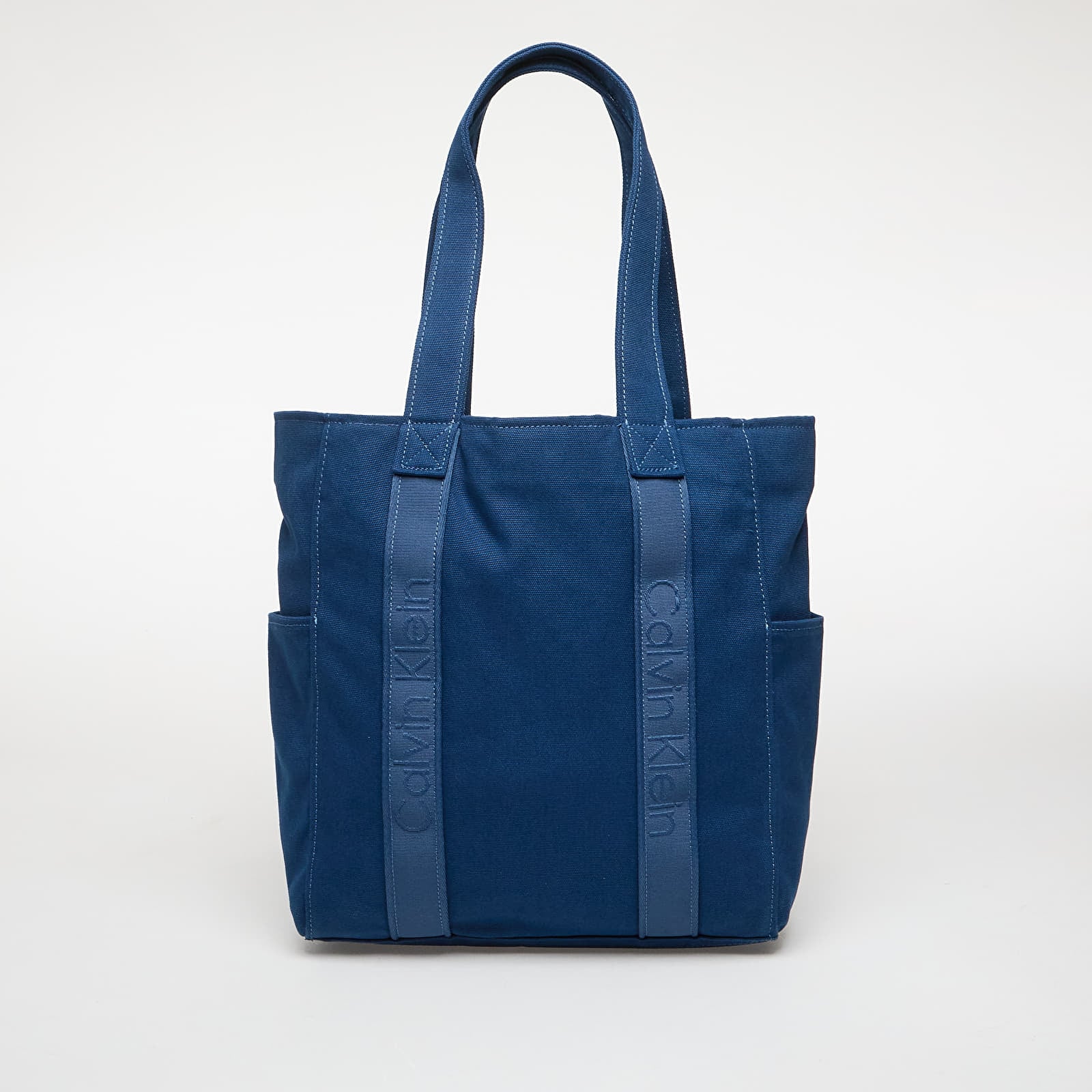 Axelremsväskor för män Calvin Klein Webbing Strap Canvas Blue