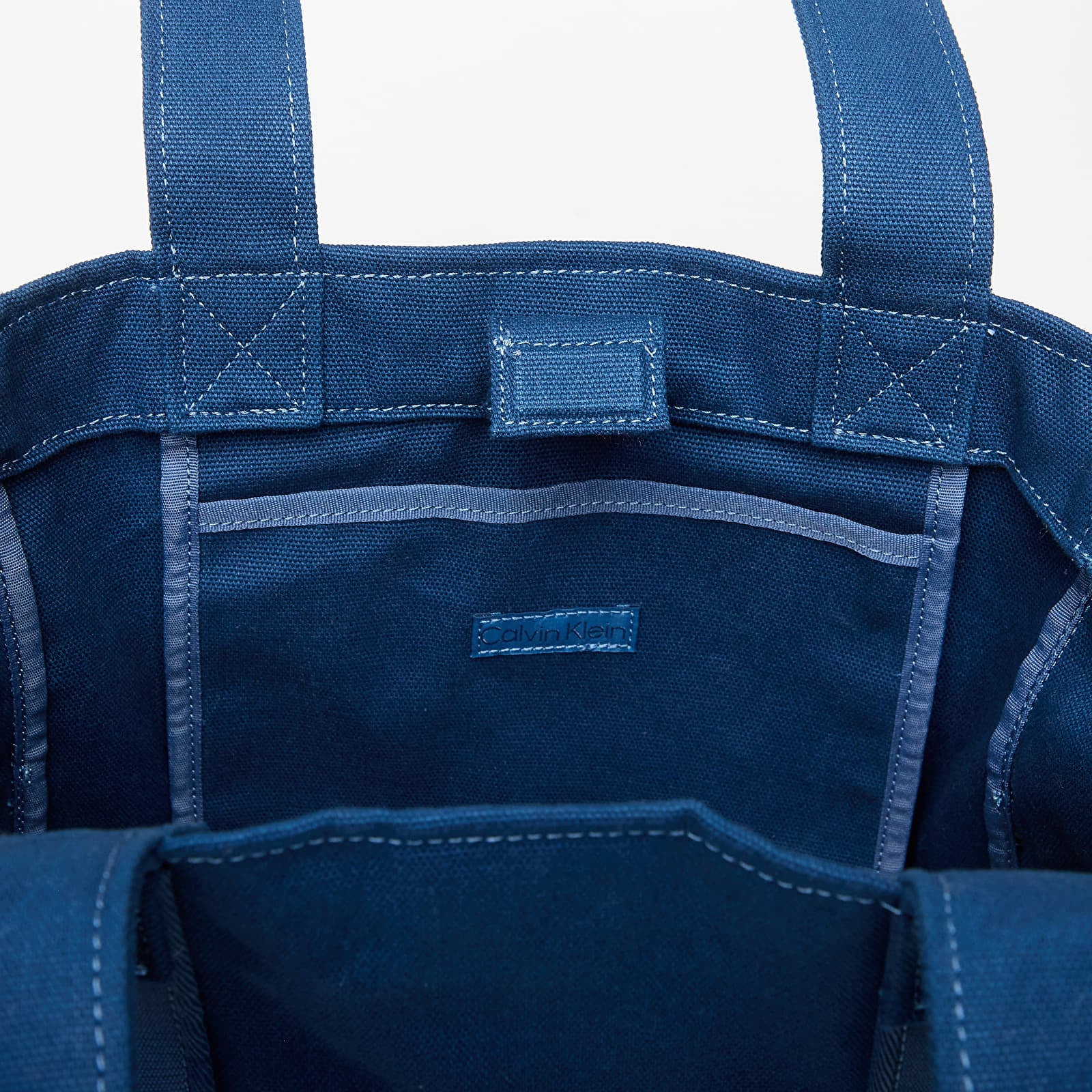 Axelremsväskor för män Calvin Klein Webbing Strap Canvas Blue