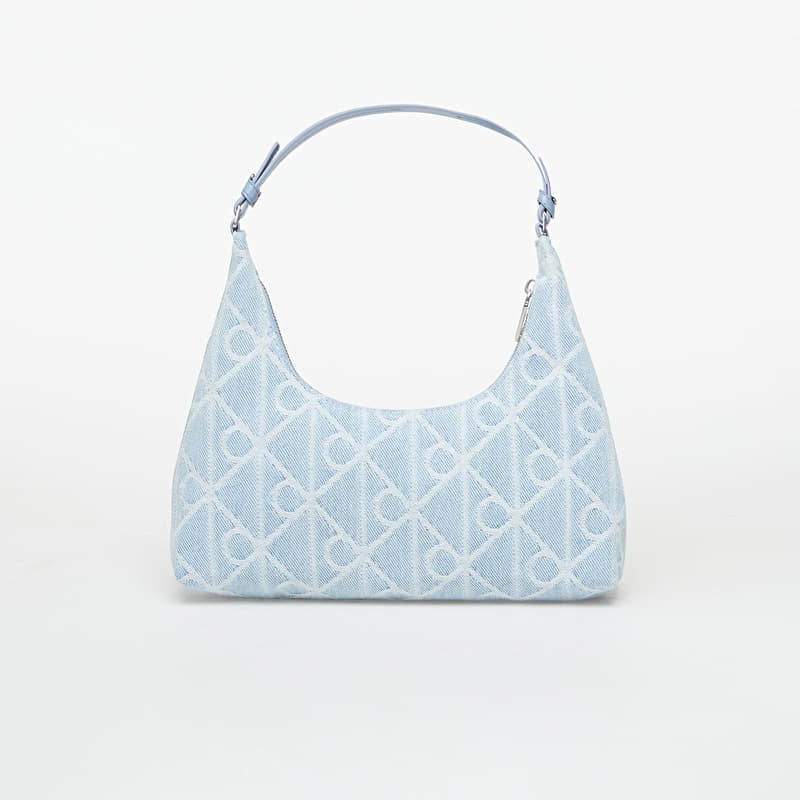 Calvin Klein Emblem Aop Denim Sho Blue