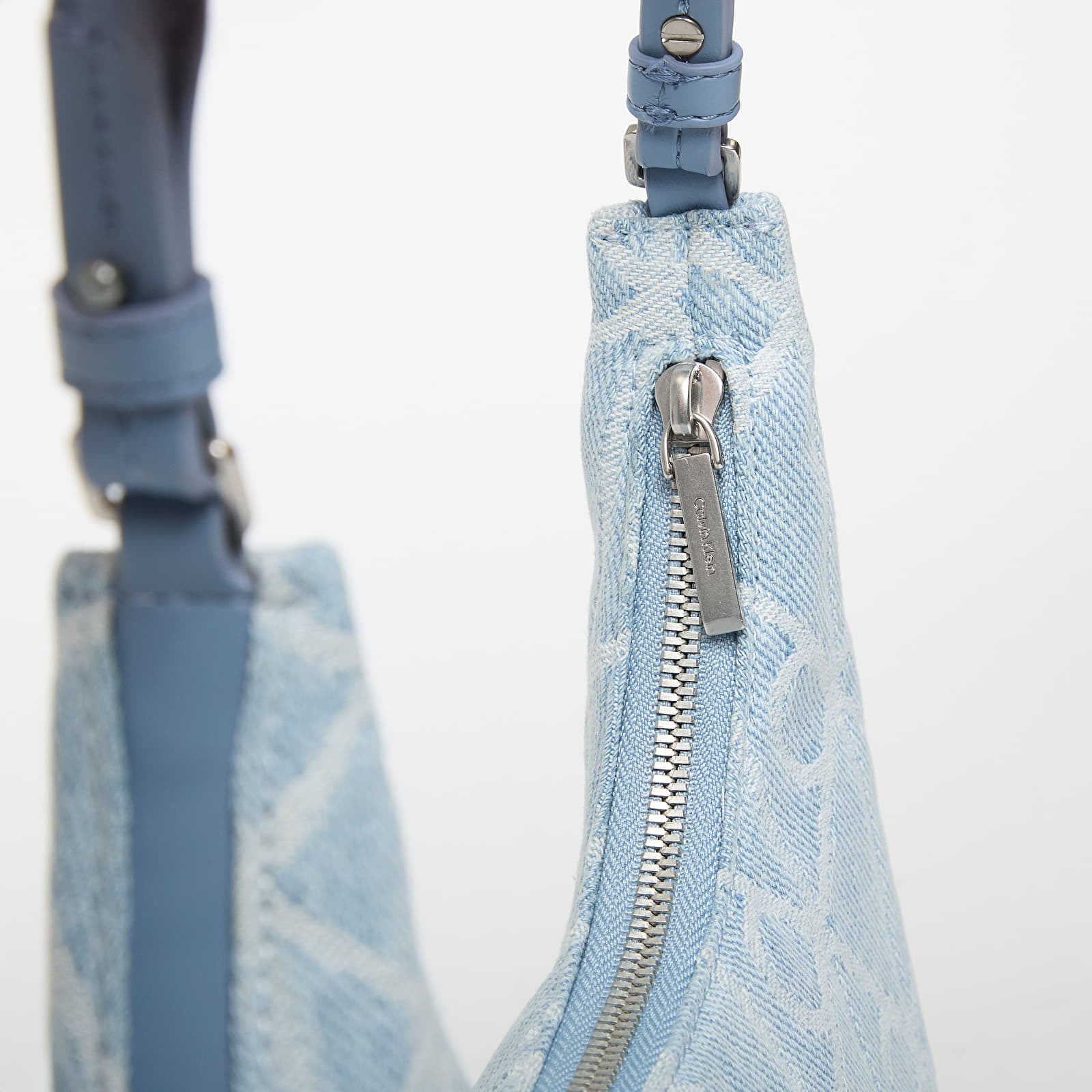 Men's Shoulder Bags Calvin Klein Emblem Aop Denim Sho Blue