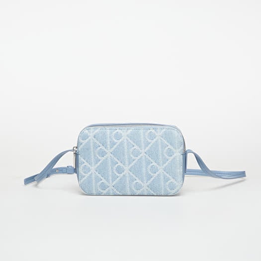 Torba Calvin Klein Emblem Aop Denim Cam Blue