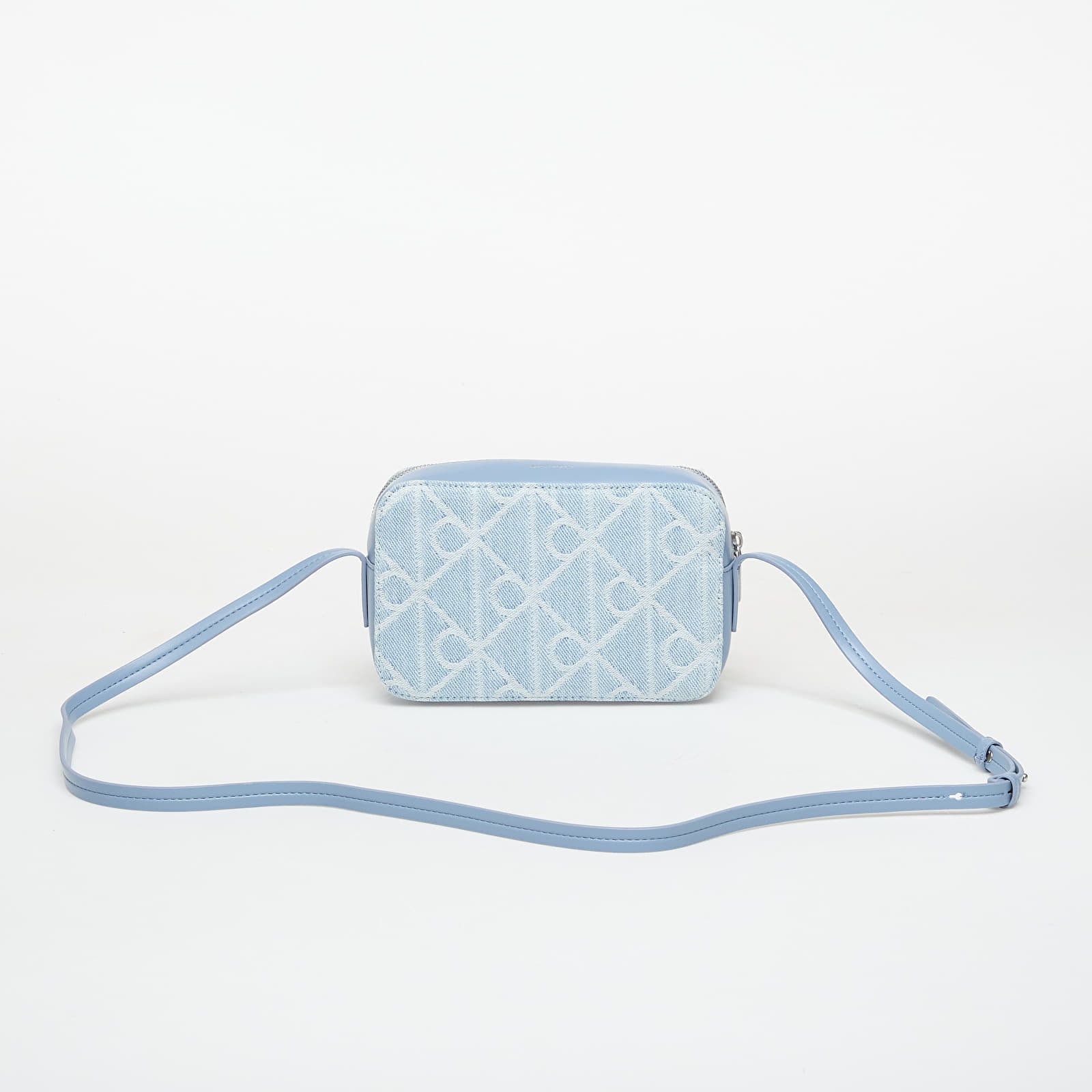 Skuldervesker for menn Calvin Klein Emblem Aop Denim Cam Blue