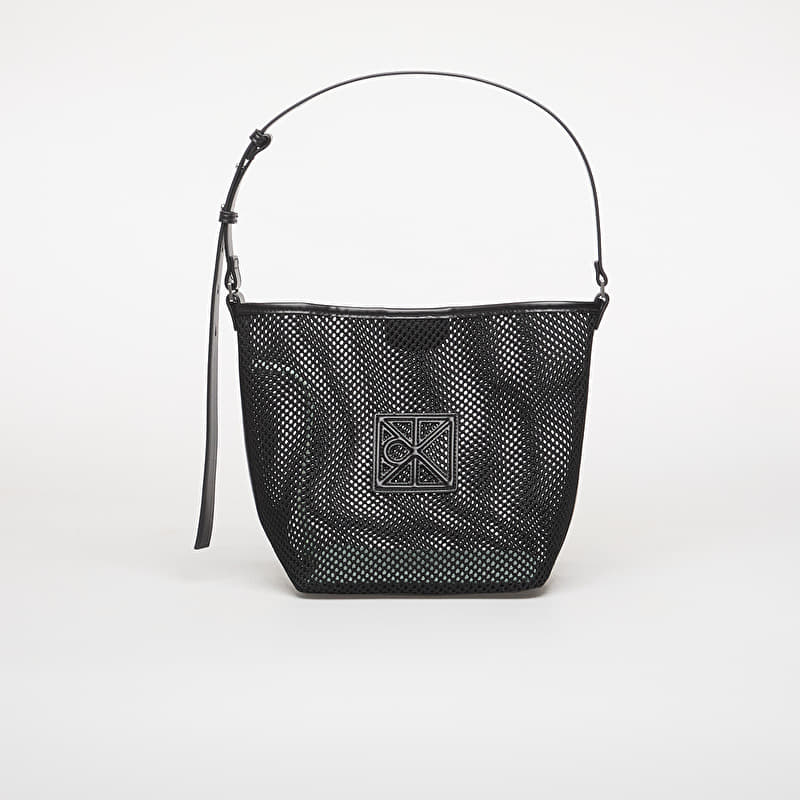 Laukku Calvin Klein Emblem Mesh Bucket Black