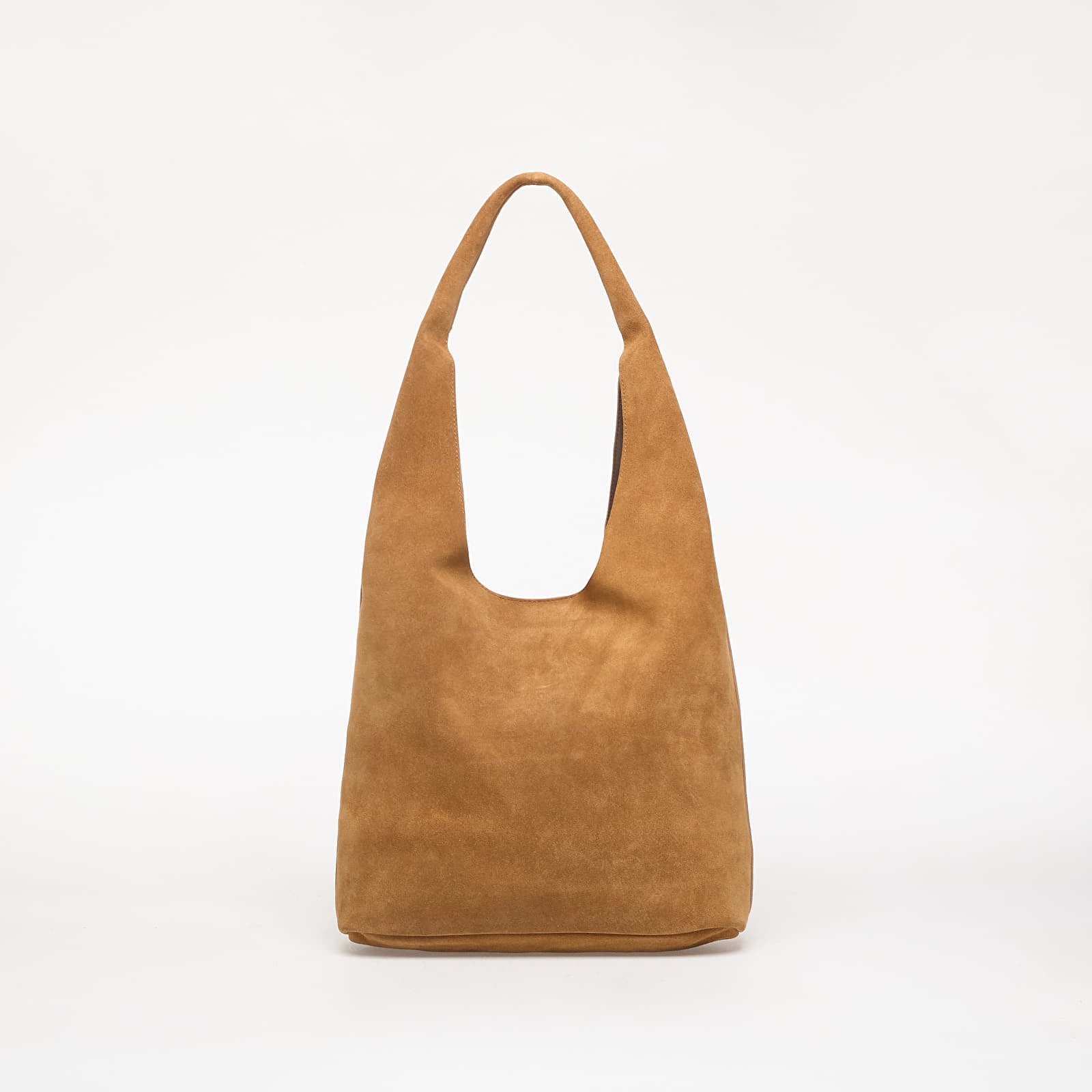 Vīriešu plecu somas Calvin Klein Slouchy Suede Leather Brown