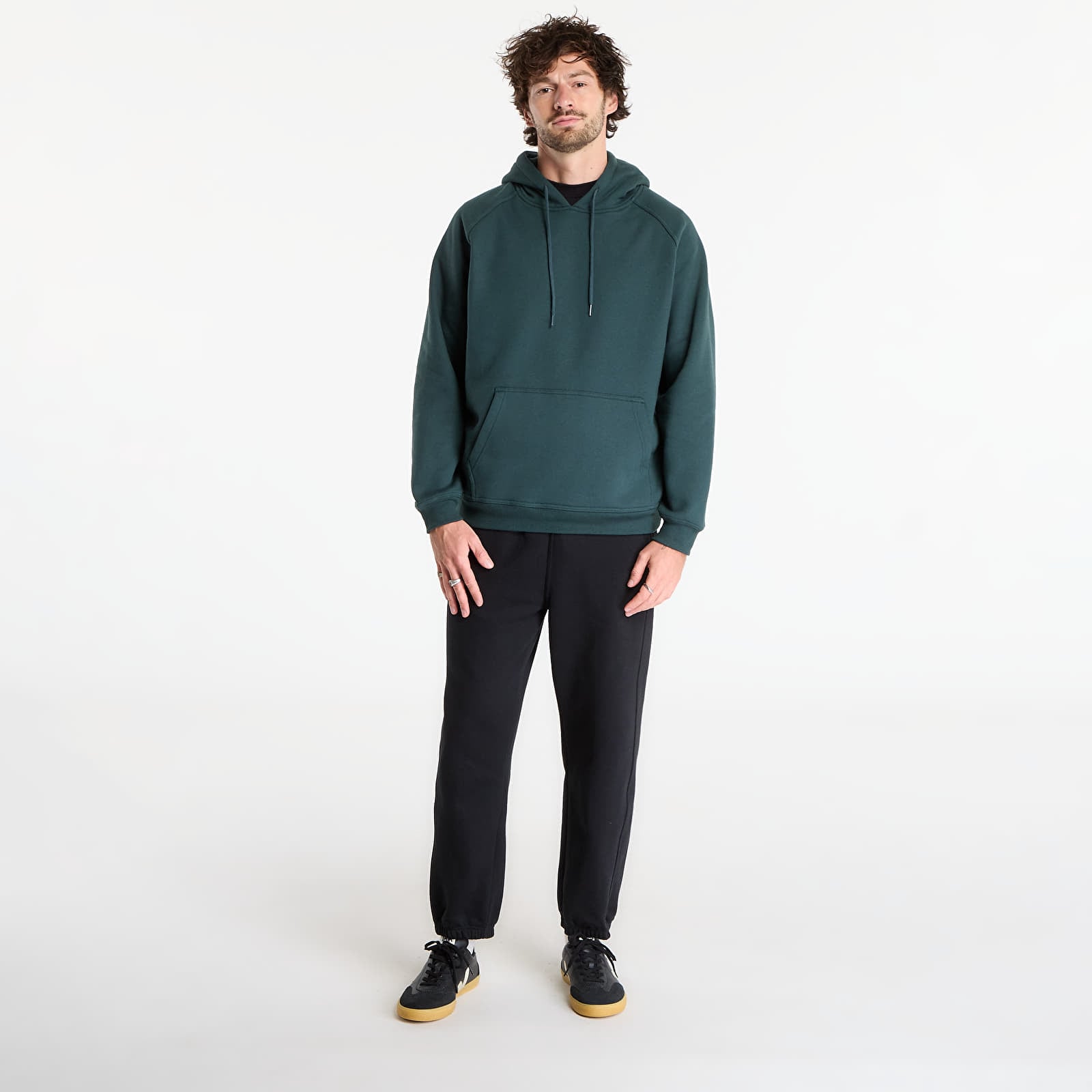 Hettegensere og sweatshirts Urban Classics Blank Hoody Green