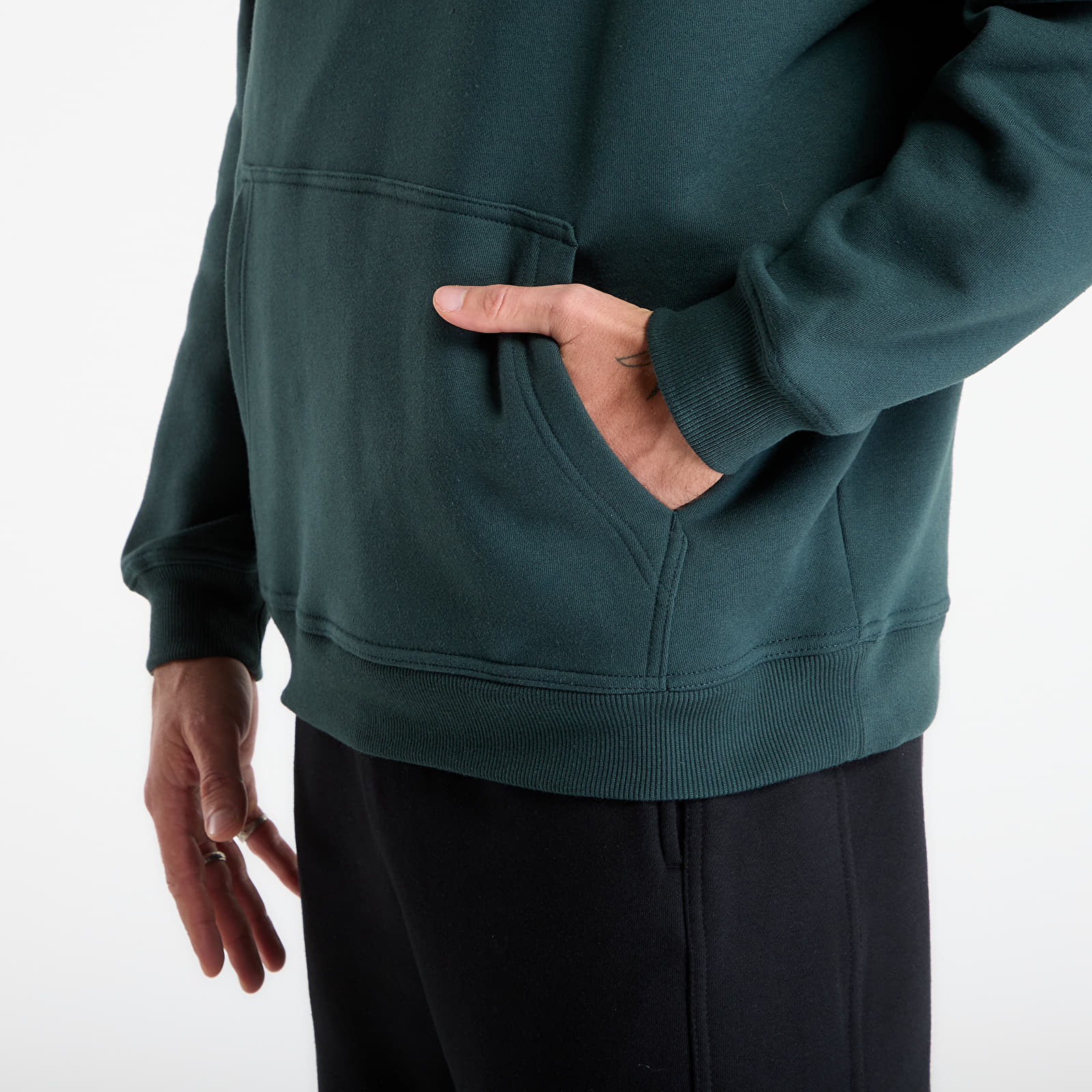 Hettegensere og sweatshirts Urban Classics Blank Hoody Green