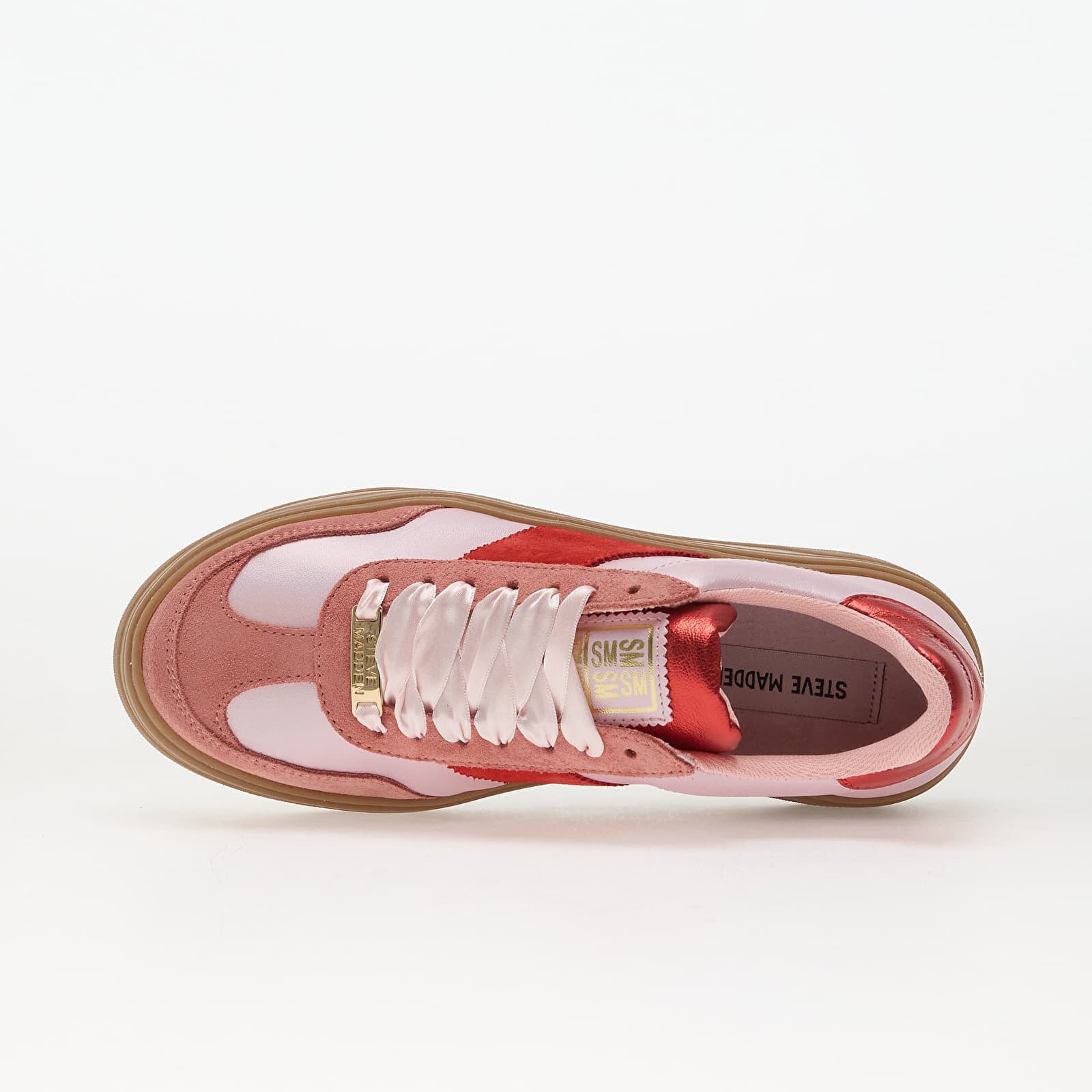 Joggesko og sko for kvinner Steve Madden Moxy Pink/ Red