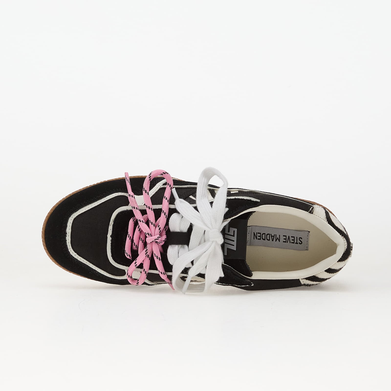 Sneakers und Schuhe für Frauen Steve Madden Augustine Black/ Zebra