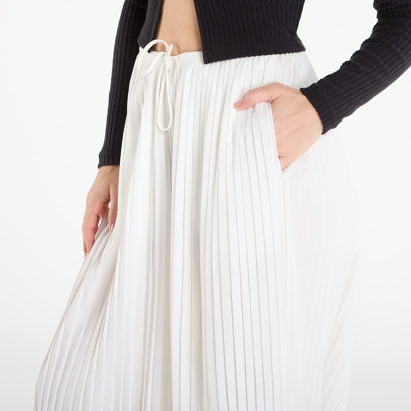 Kalhoty Nike Sportswear Women's Oversized Mid-Rise Culotte Pants Sail/ Sail