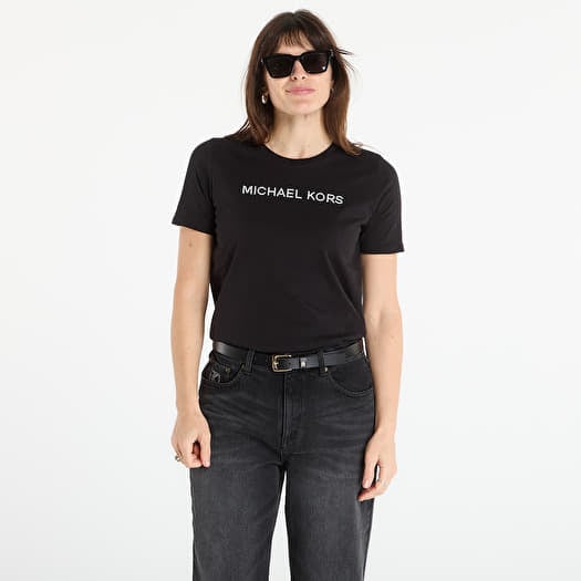Tričko Michael Kors Mk Stud Classic Tee Black