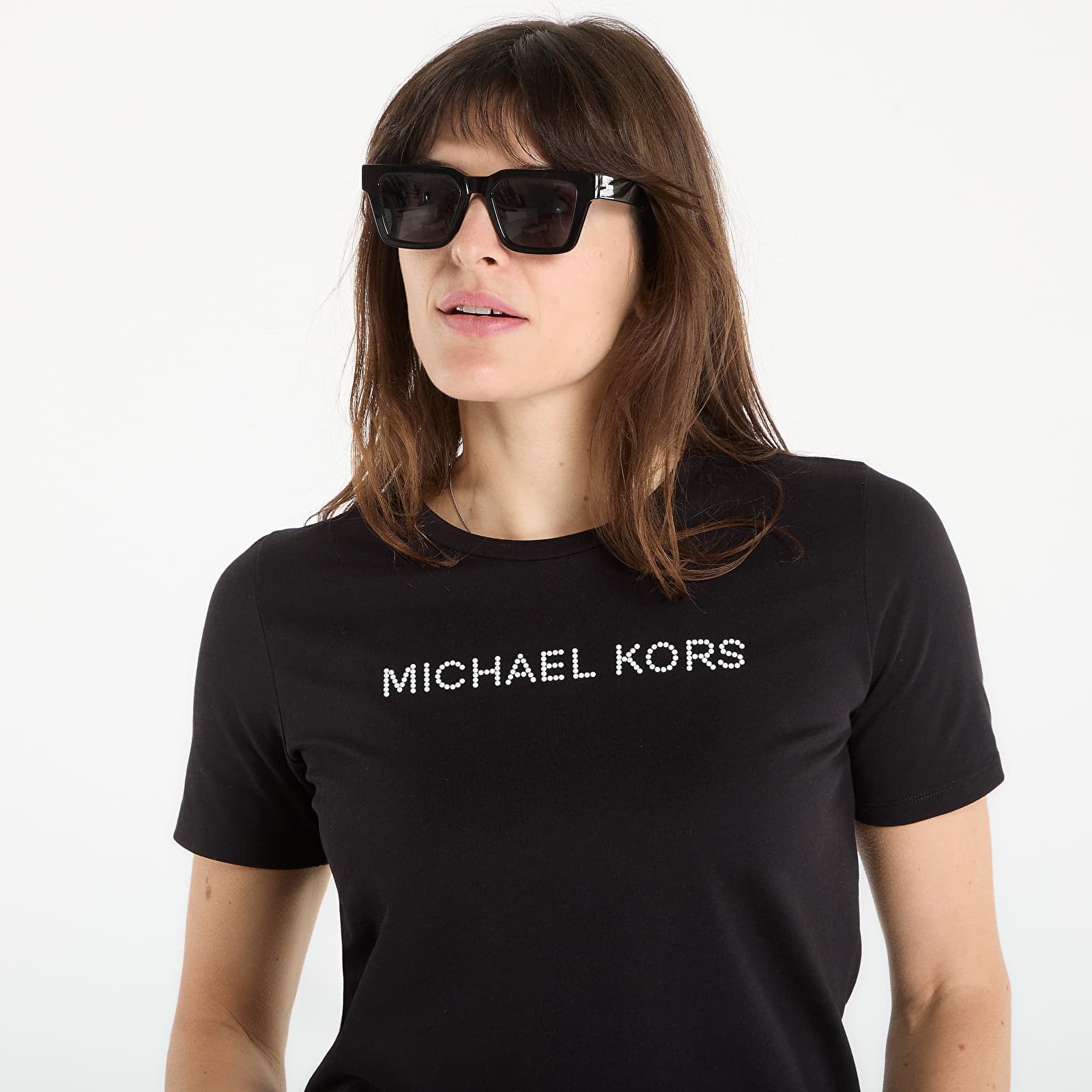 T-krekli Michael Kors Mk Stud Classic Tee Black