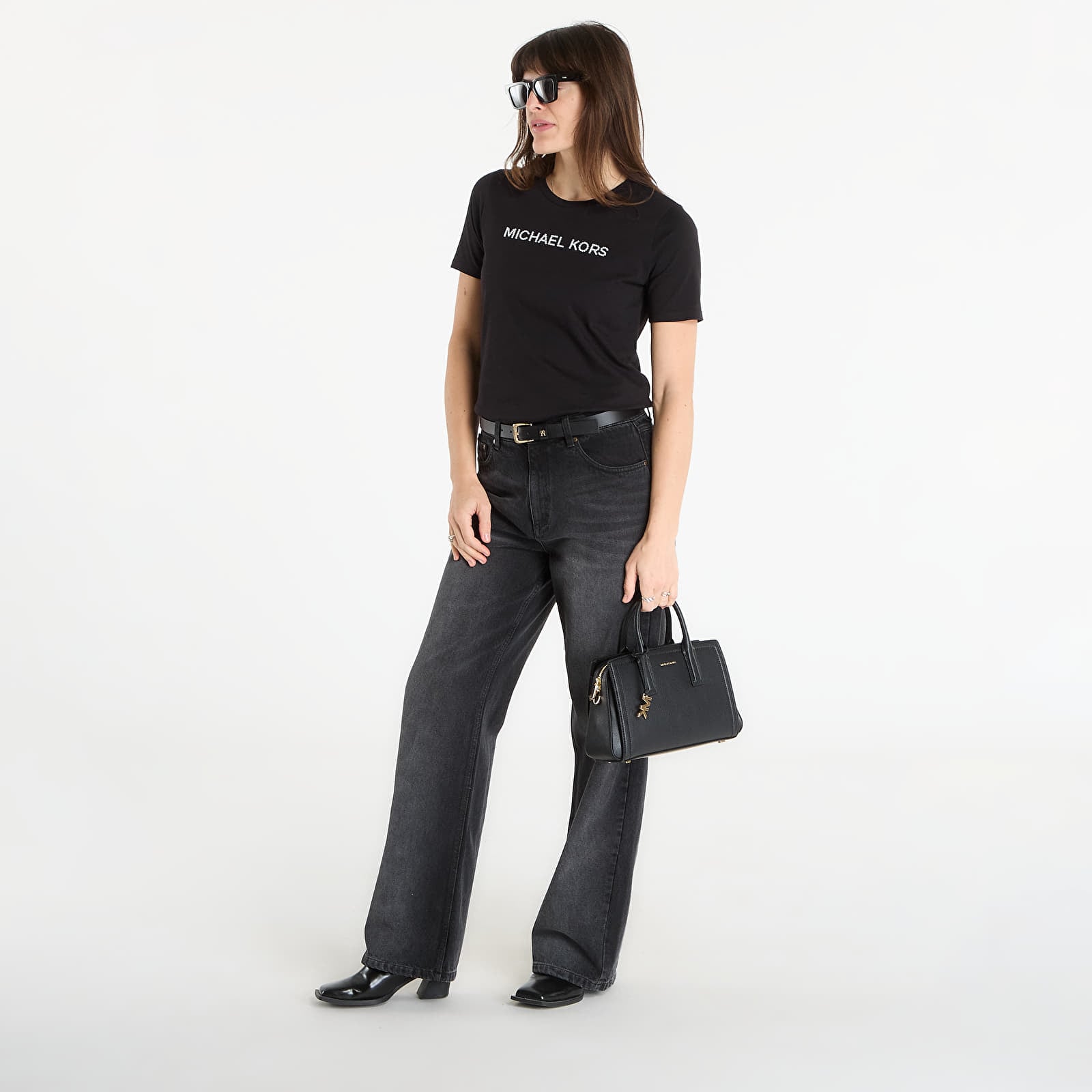 T-krekli Michael Kors Mk Stud Classic Tee Black
