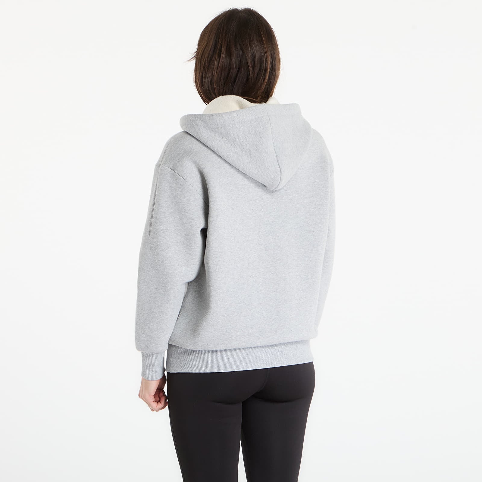Hoodies and sweatshirts  Michael Kors Zip Thru Oversized Hoodie Pearl Heather