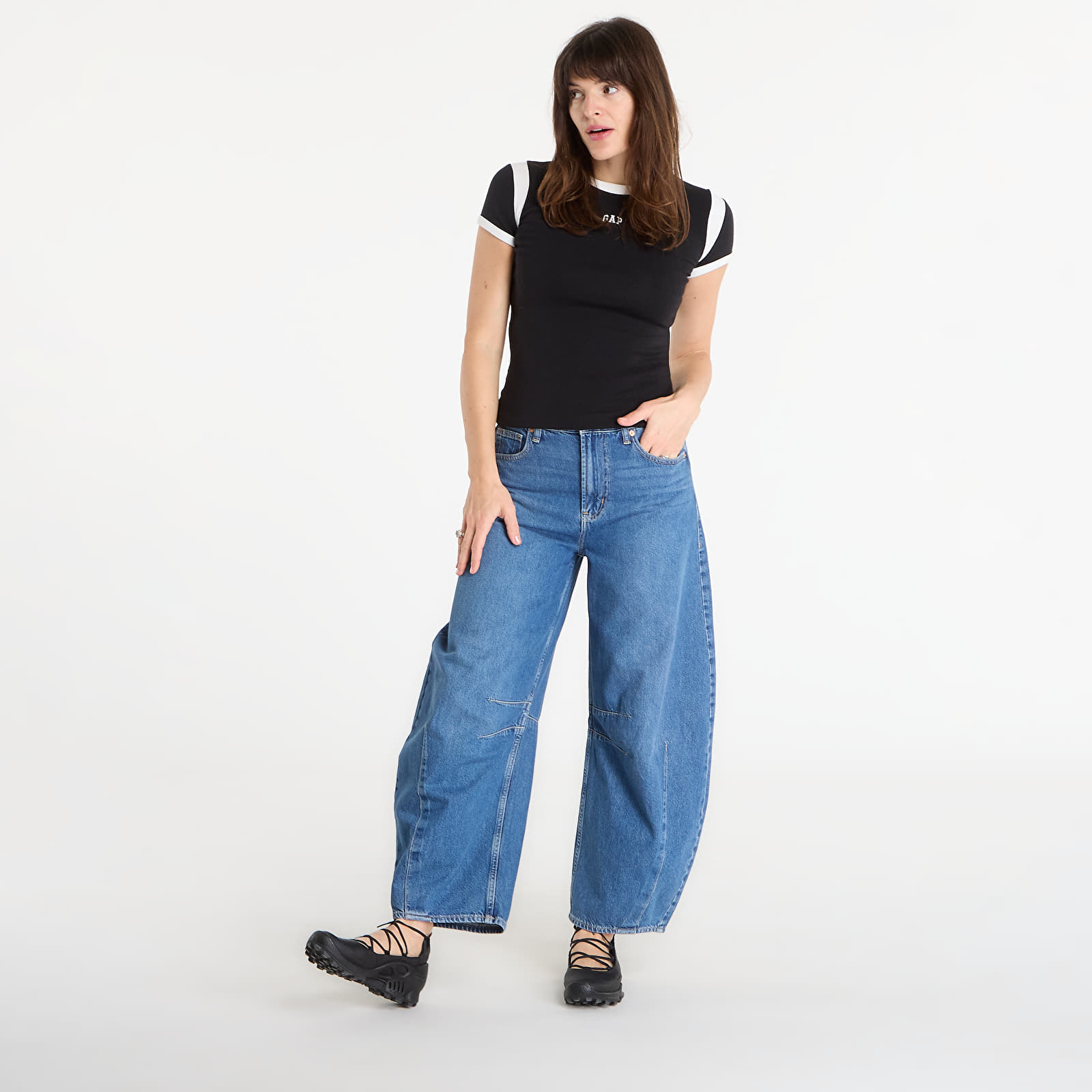 Jeans GAP Fast Horseshoe Jean Dk Sophie Dark Blue
