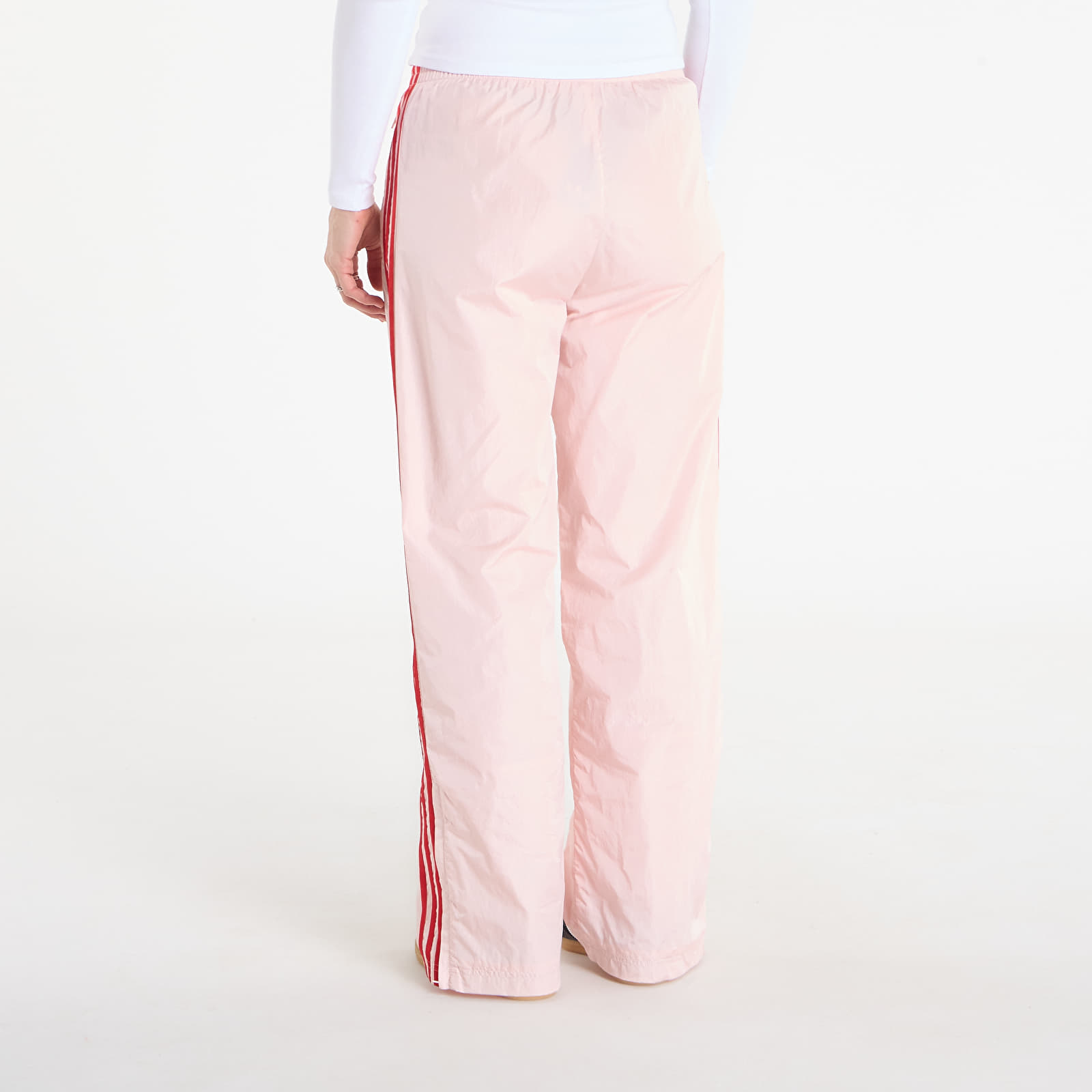 Moteriškos kelnės adidas Fb Tp Loose Nylon Tracksuit Bottoms Sandy Pink