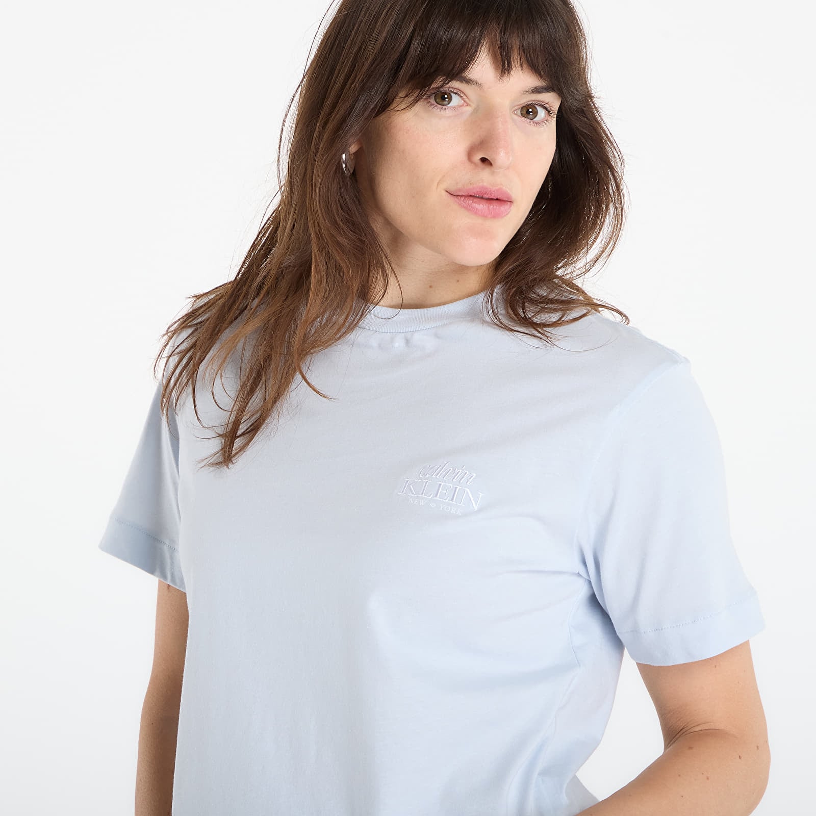 Dámske tričká Calvin Klein Jeans Ss Boxy Graphic T-Shirt Plein Air
