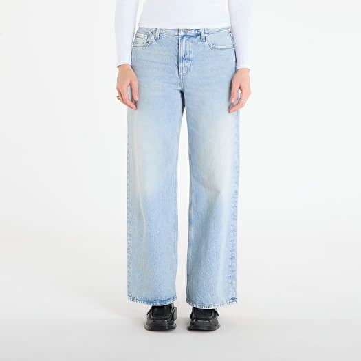 Džínsy Calvin Klein Jeans Low Rise Baggy Indigo Stone