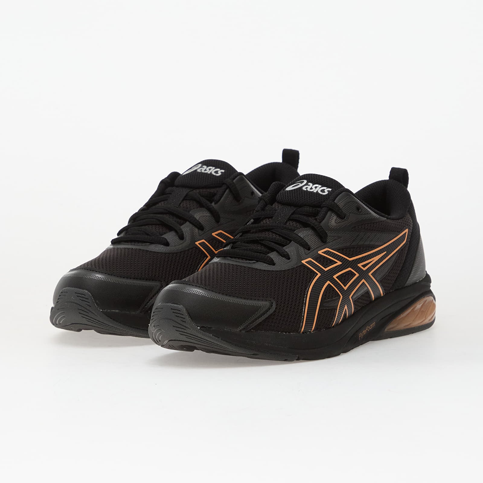 Vīriešu čības un apavi Asics Gel-Quantum Kei Black/ Faded Orange